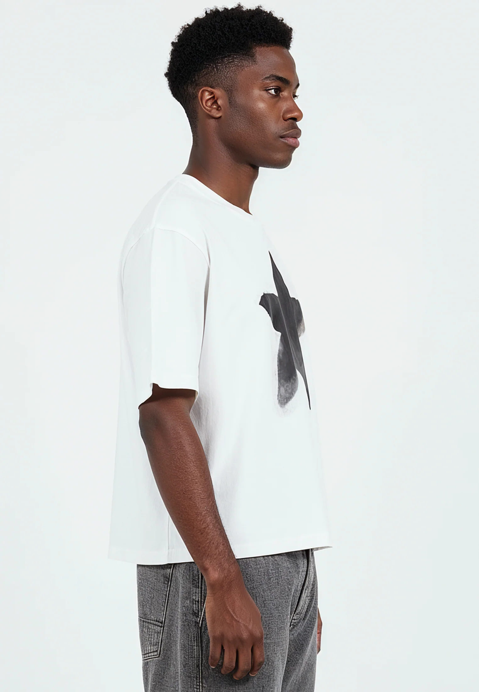 STAR CROP T-SHIRT WHITE - Image 5