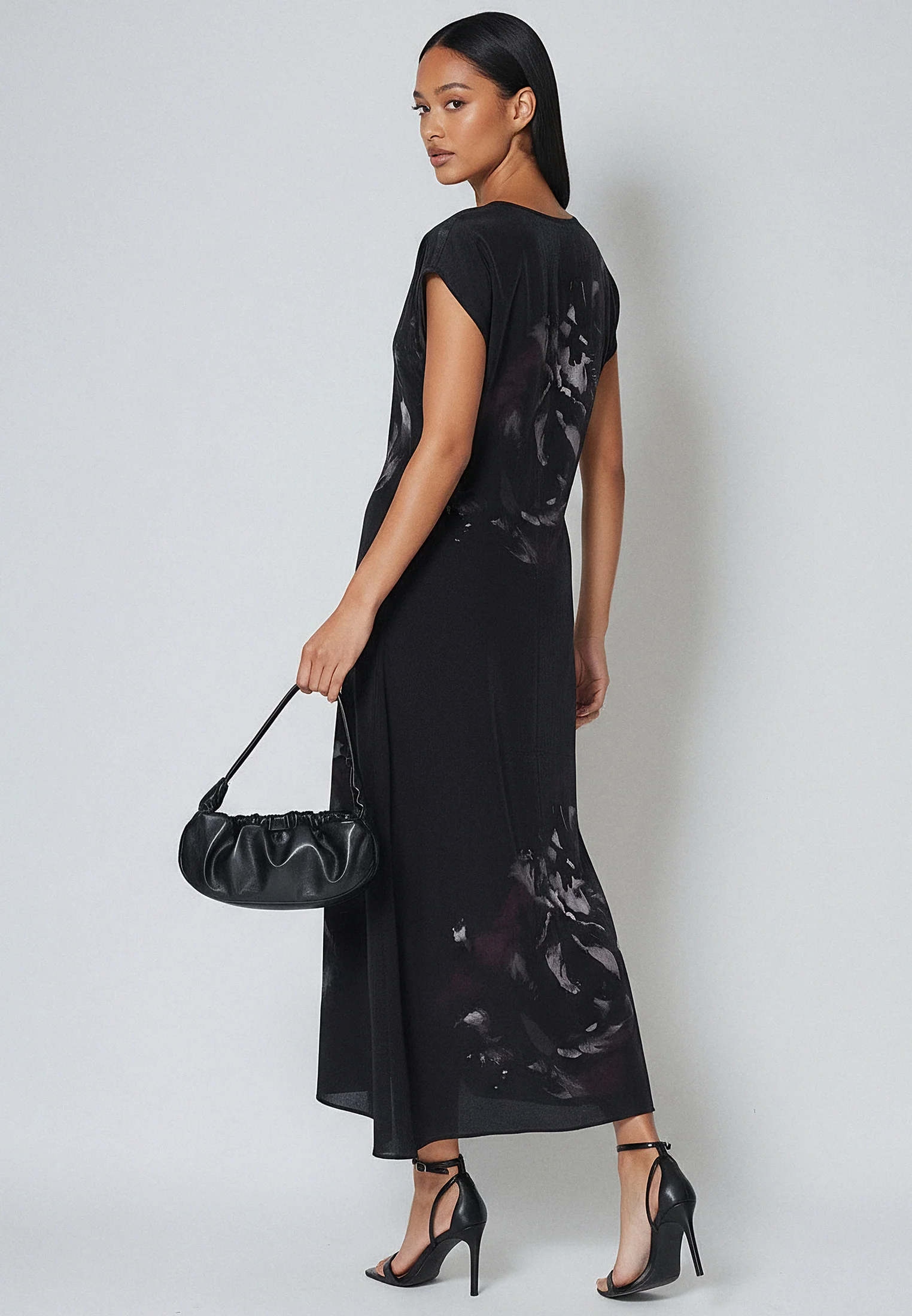 STRIKE MAXI DRESS RADIANT GUNMETAL - Image 4