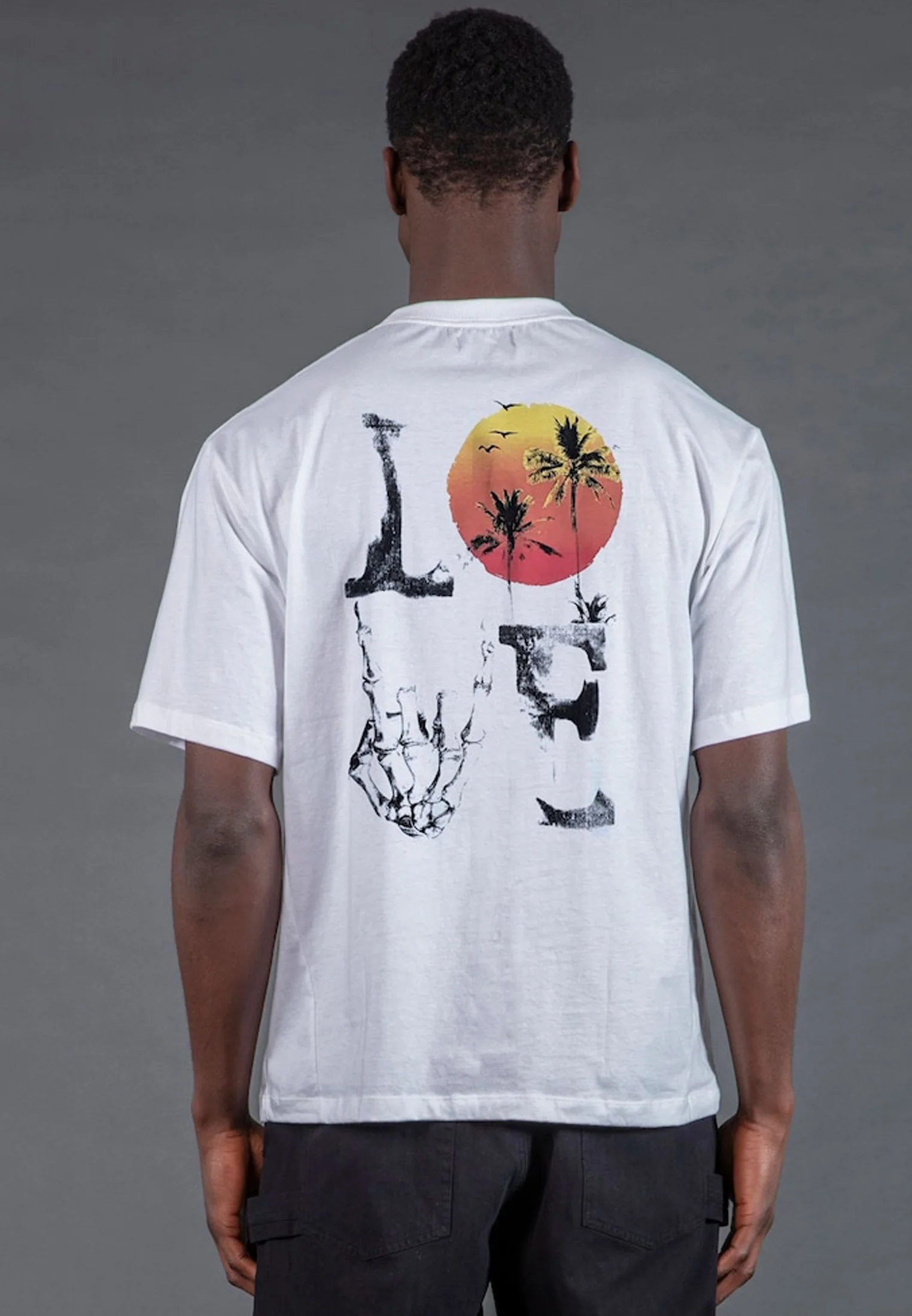SUMMER LOVE OVERSIZED T-SHIRT OFF WHITE - Image 2
