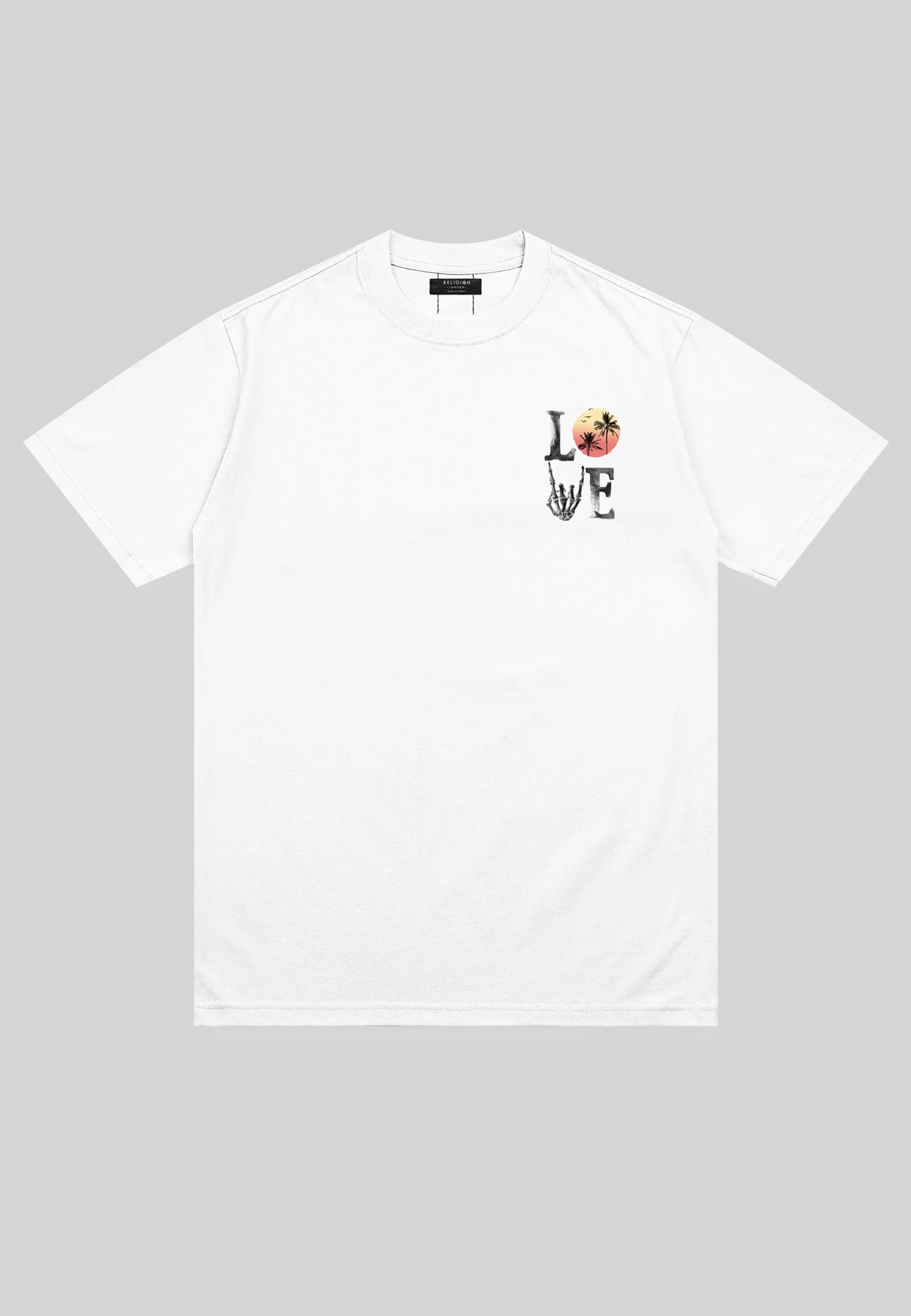 SUMMER LOVE REGULAR FIT T-SHIRT OFF WHITE - Image 2