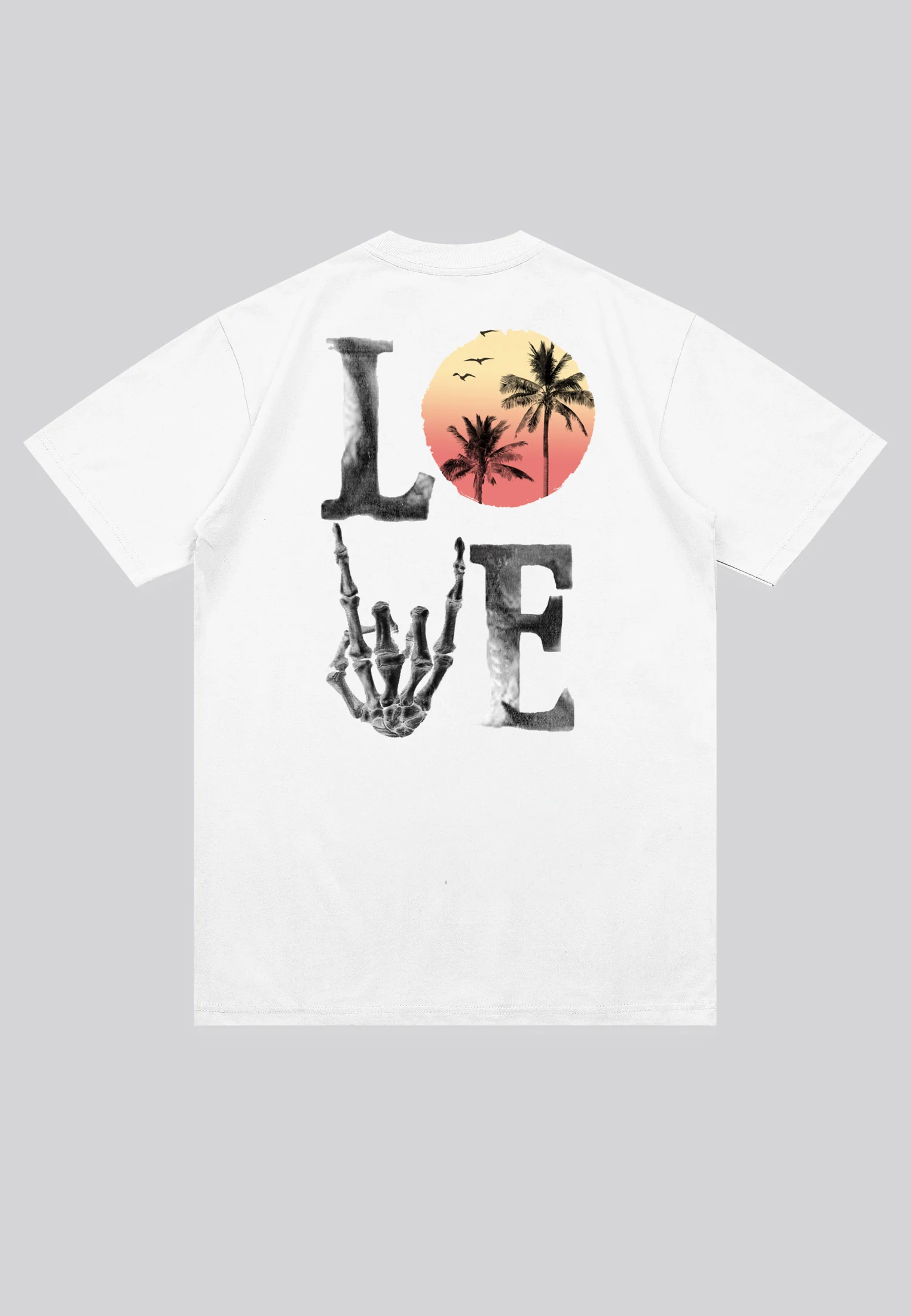 SUMMER LOVE REGULAR FIT T-SHIRT OFF WHITE - Image 3