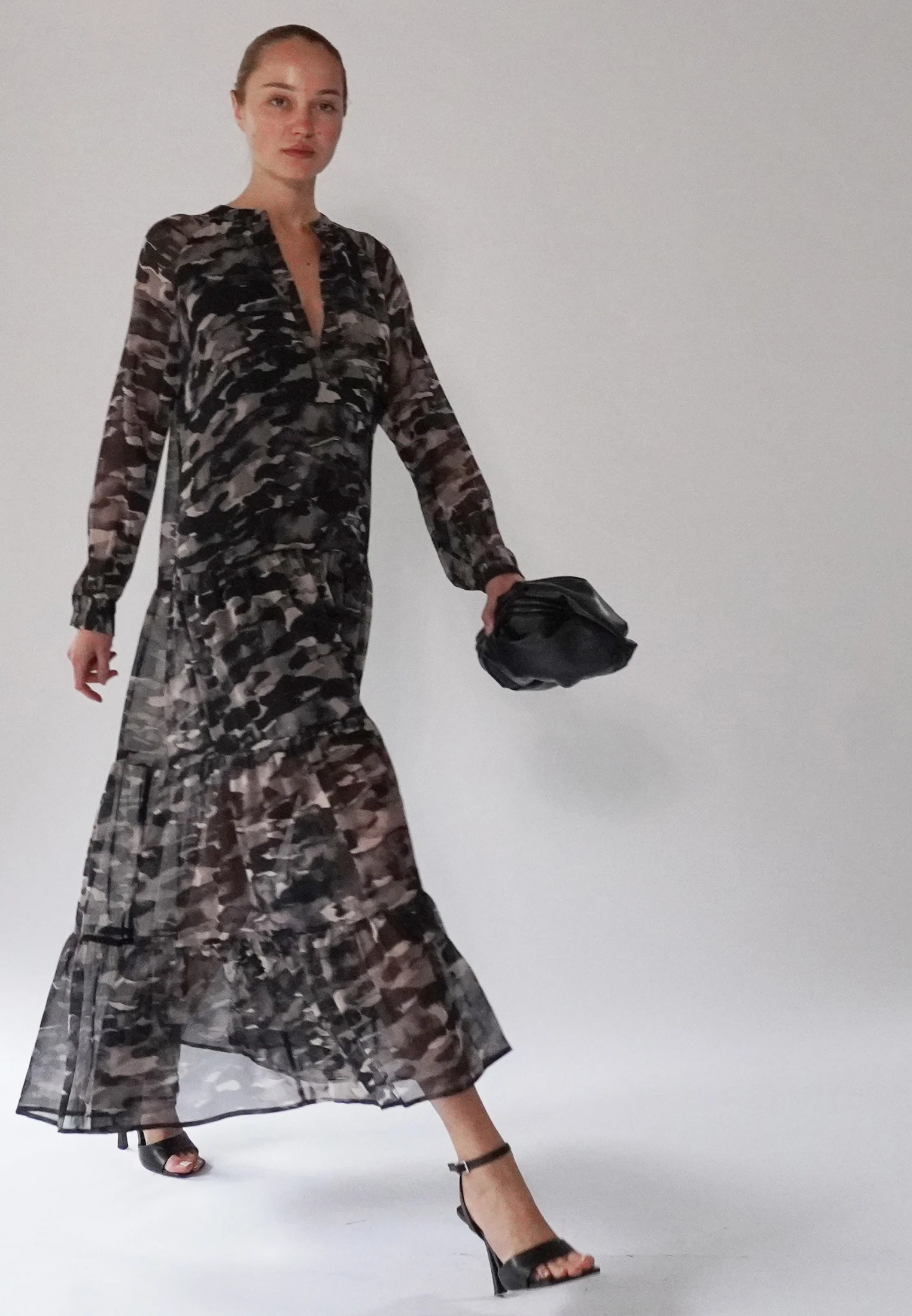 SUNSET MAXI DRESS FOG SEPIA - Image 6