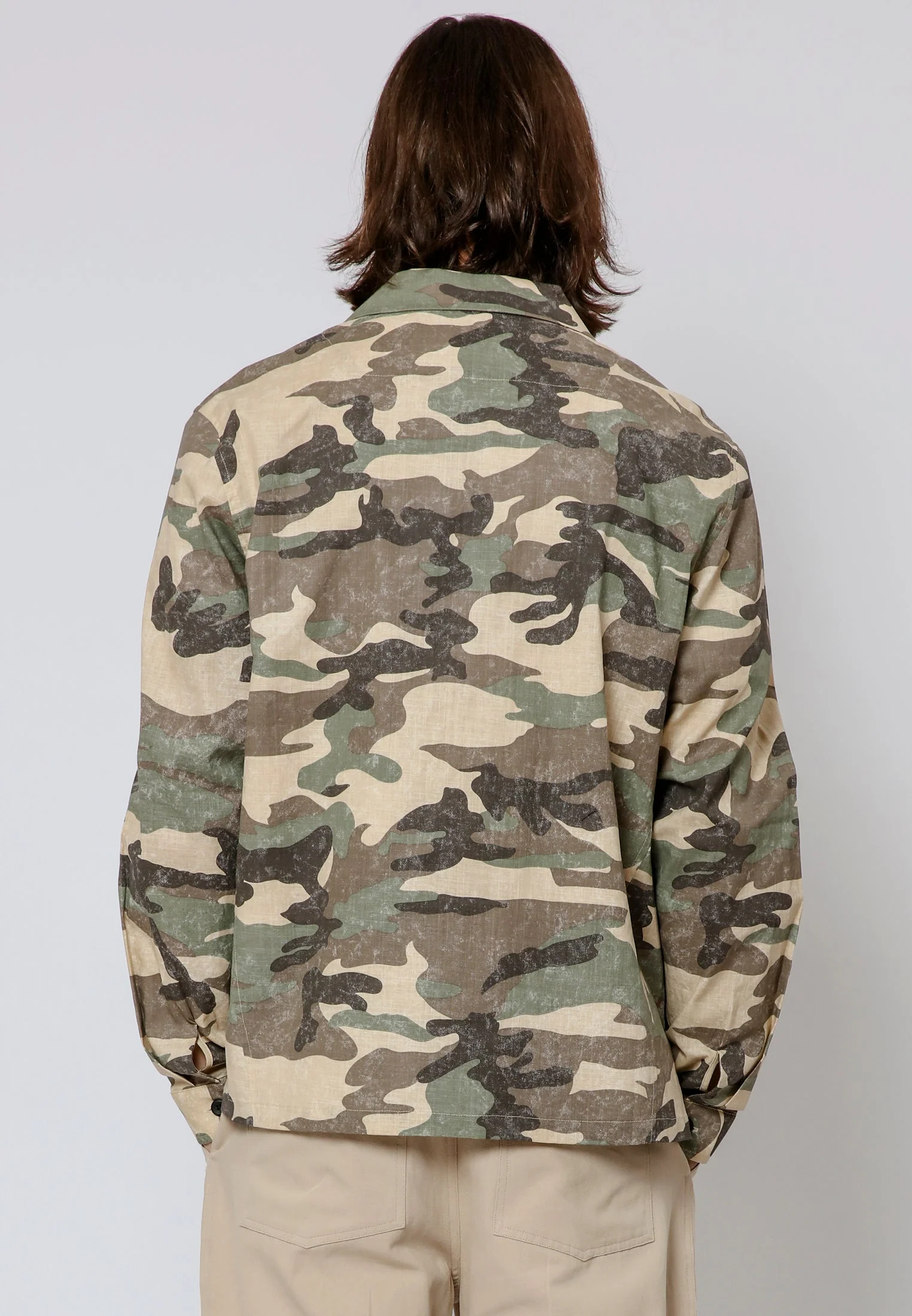 TACKLE CAMO SHIRT KHAKI & STONE - Image 3