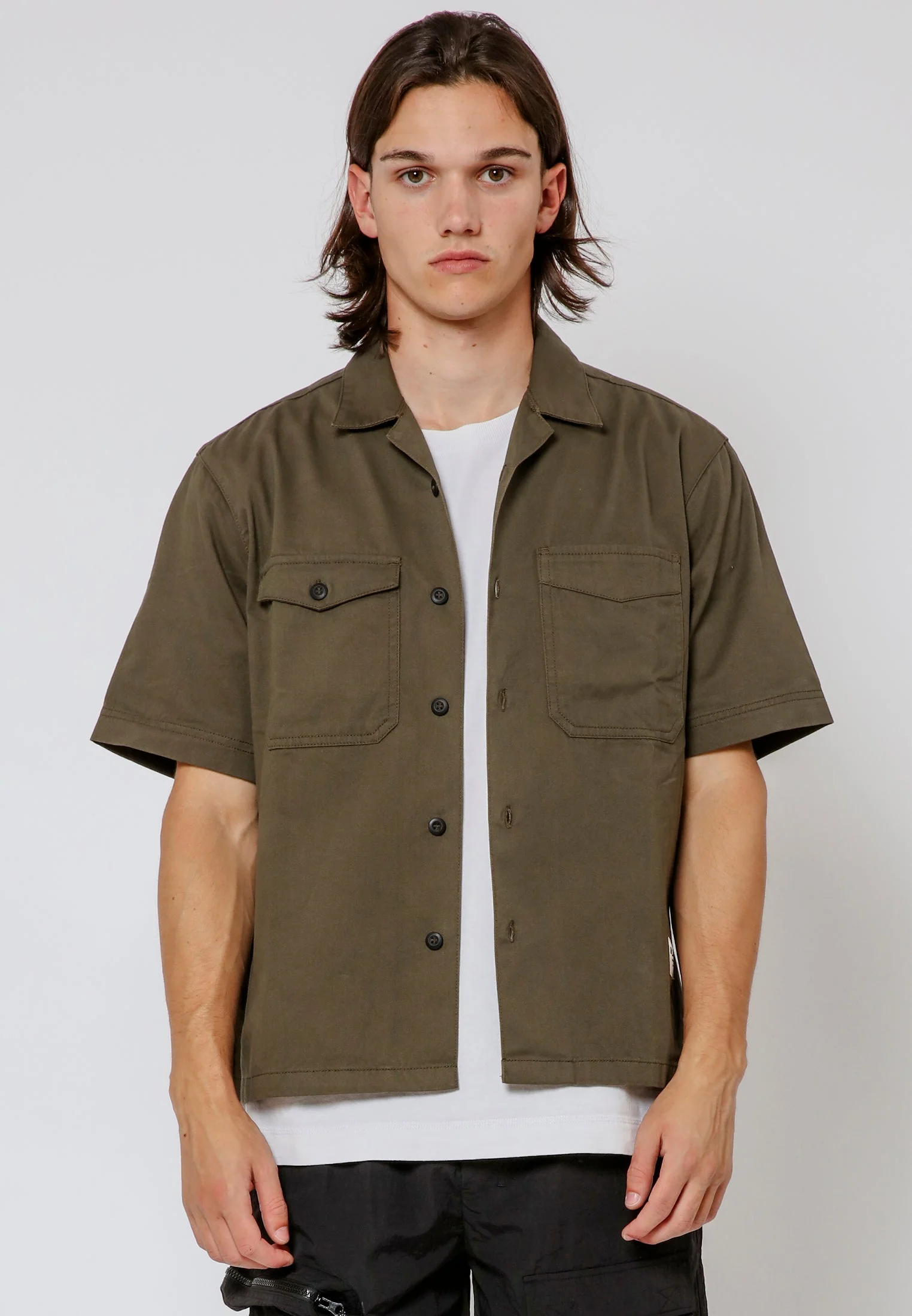 TACKLE SS SHIRT KHAKI