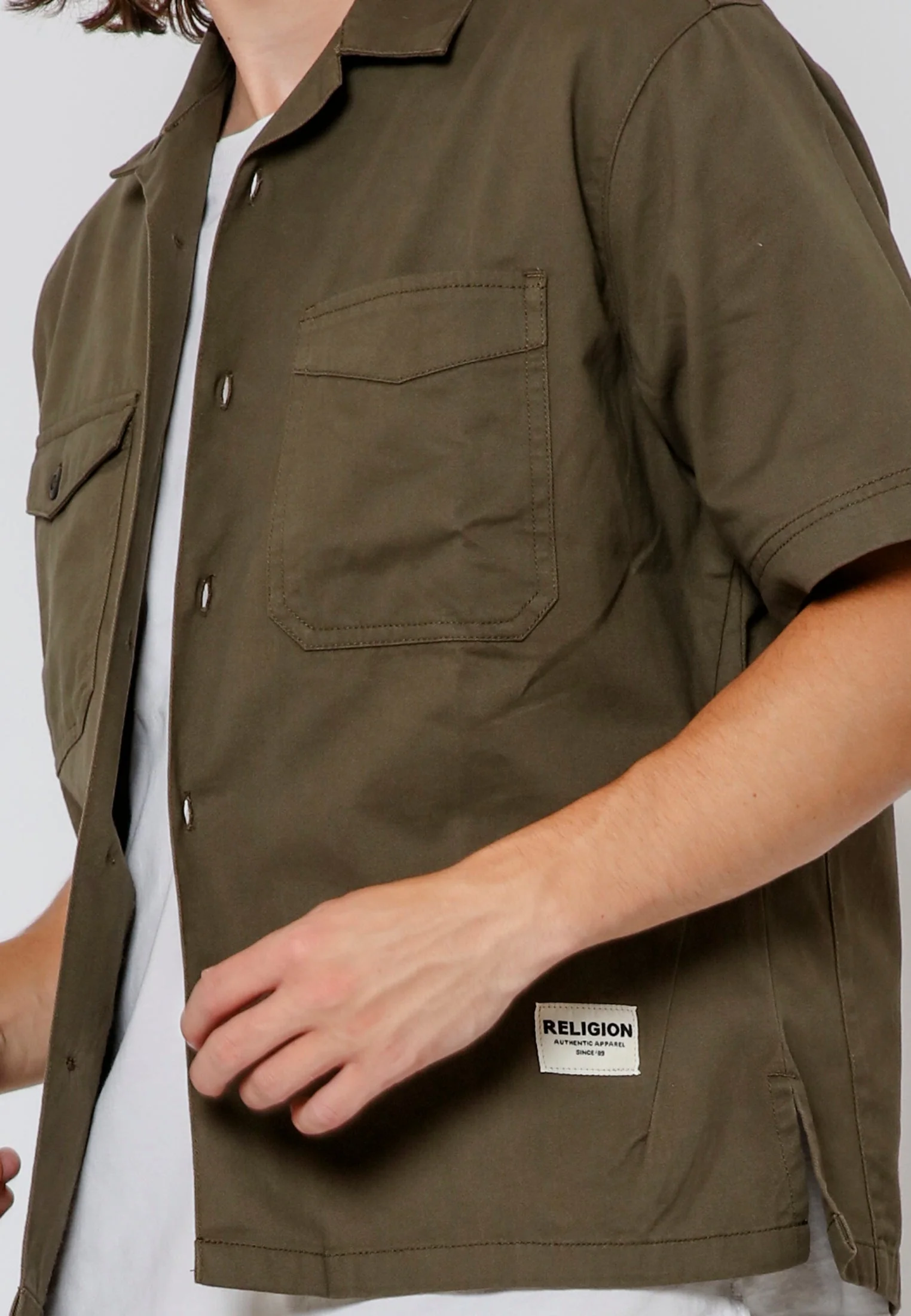 TACKLE SS SHIRT KHAKI - Image 2