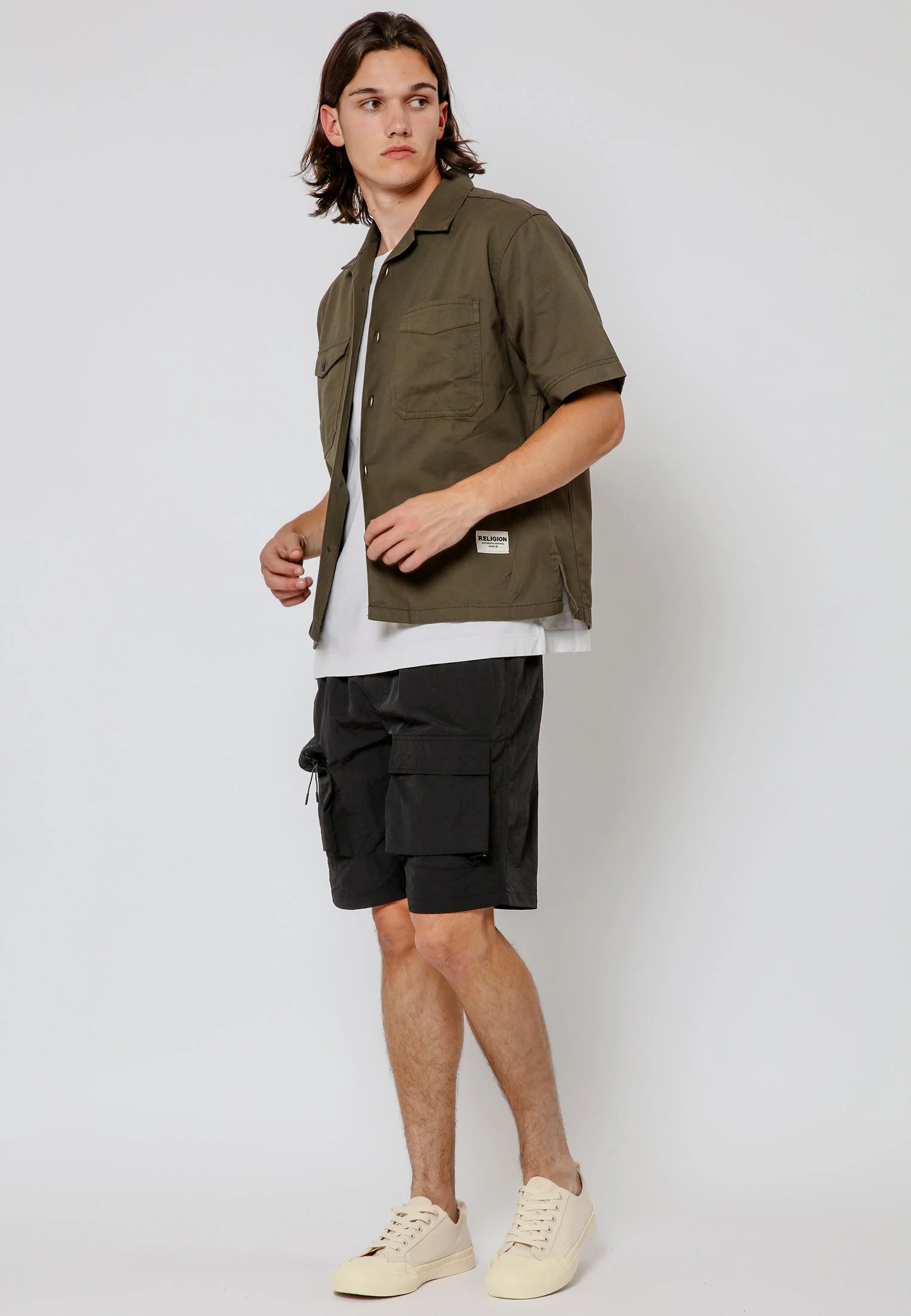 TACKLE SS SHIRT KHAKI - Image 6