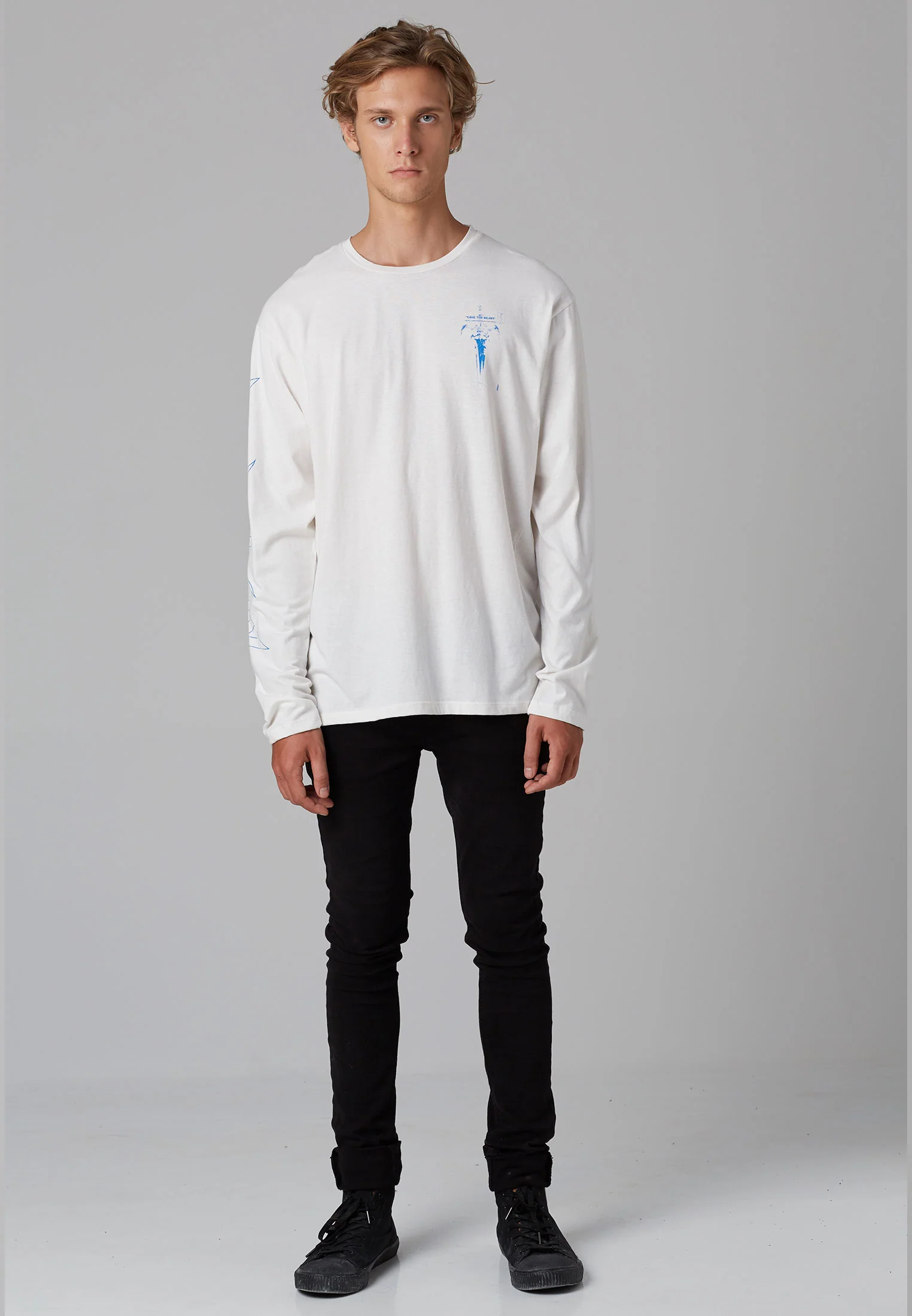 TAME THE BEAST LS T-SHIRT OFF WHITE - Image 3