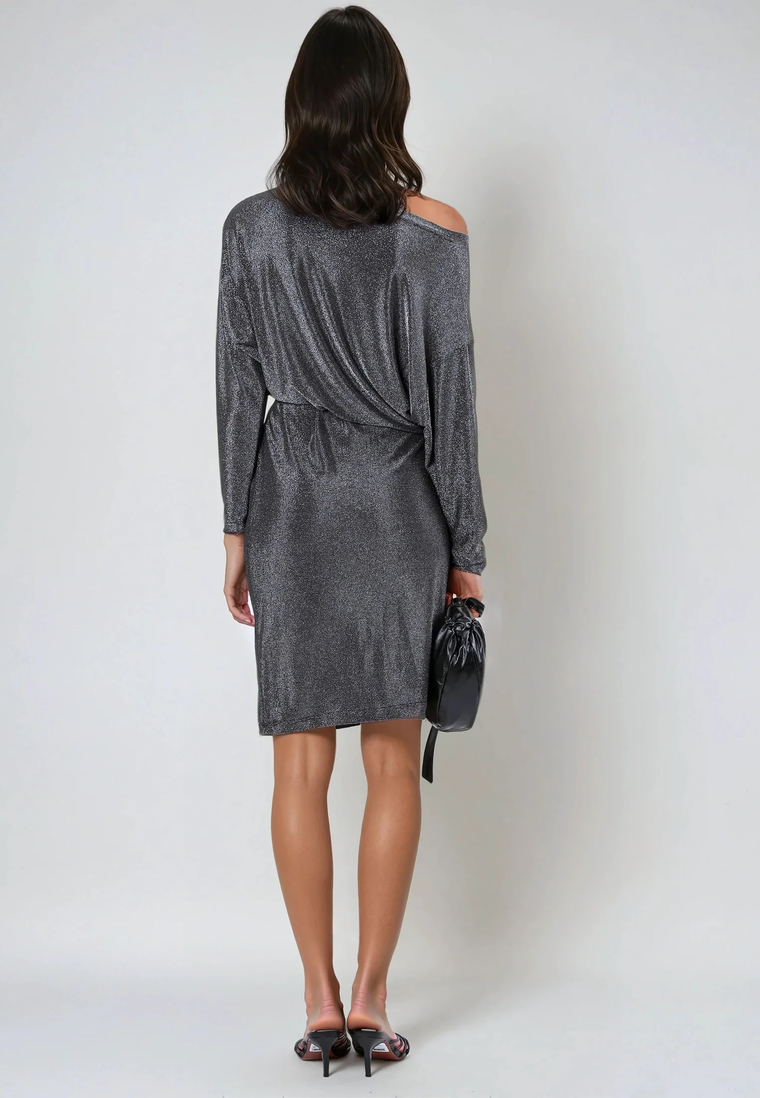 TANZANITE DRESS GUNMETAL GREY - Image 5