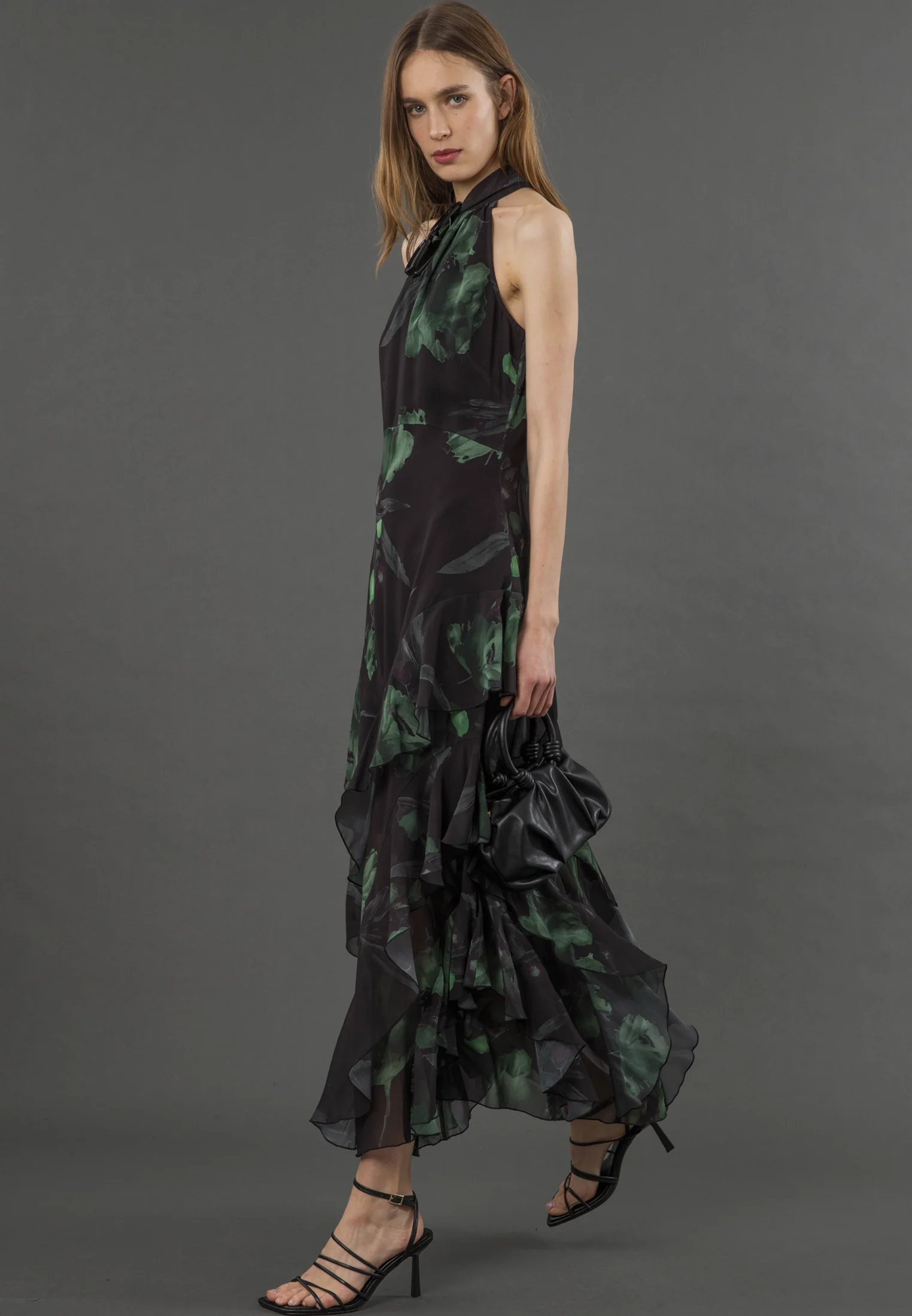 TAYLOR MAXI DRESS PRIME GREEN - Image 3