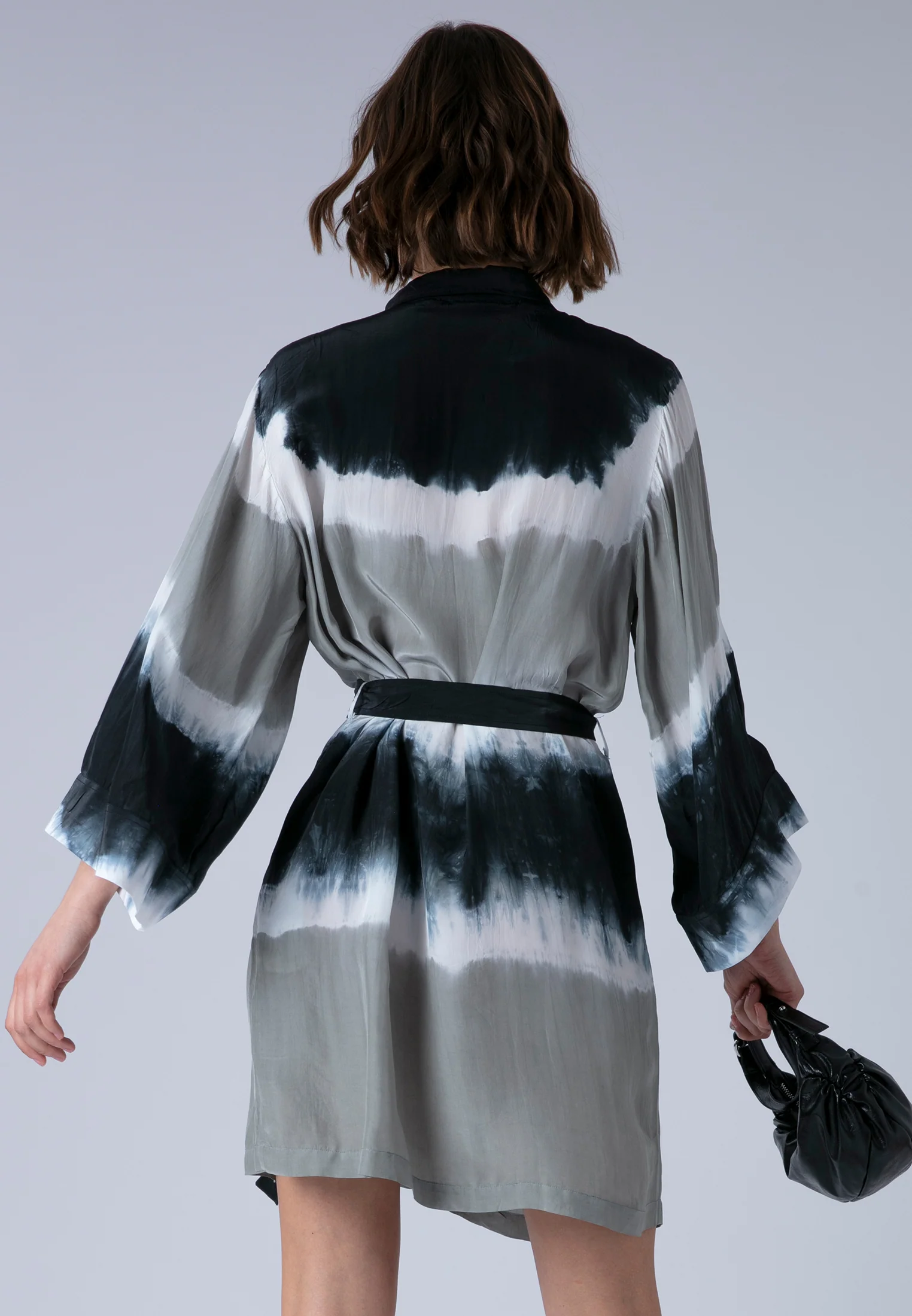 LAUREN TUNIC BLACK & GREY - Image 5