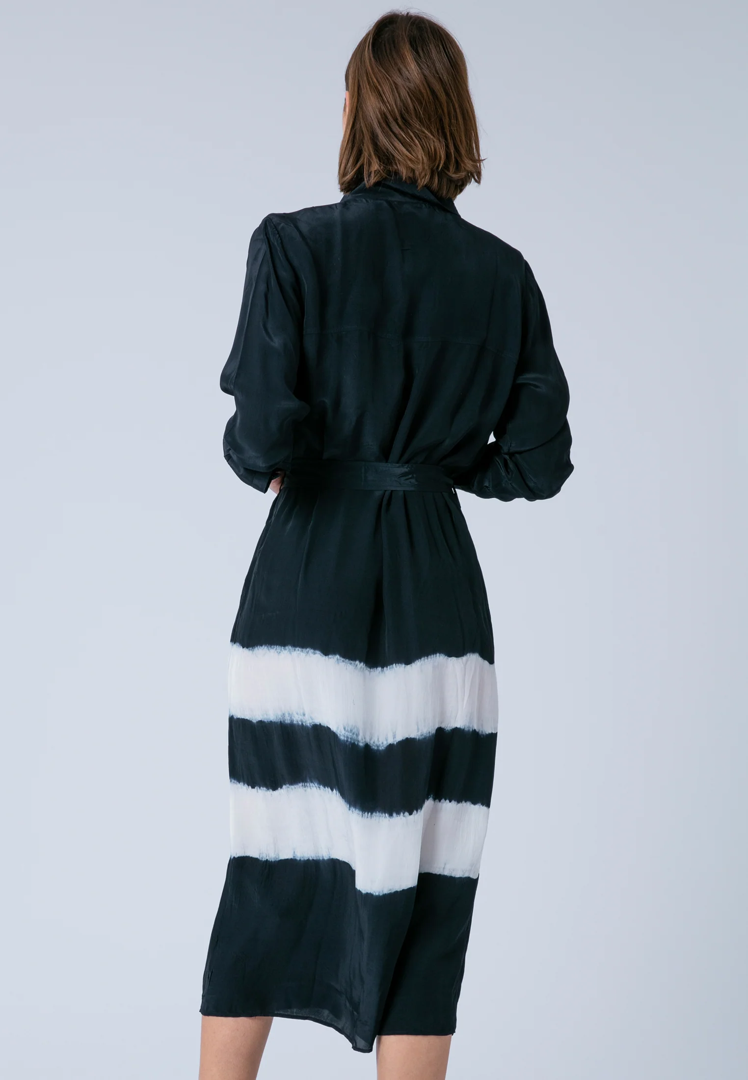 TORY SHIRTDRESS TIE DYE BLACK & WHITE - Image 3