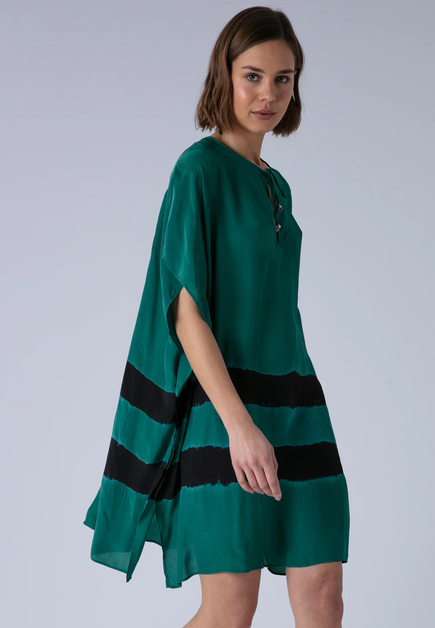 ELLA KAFTAN GREEN & BLACK - Image 5
