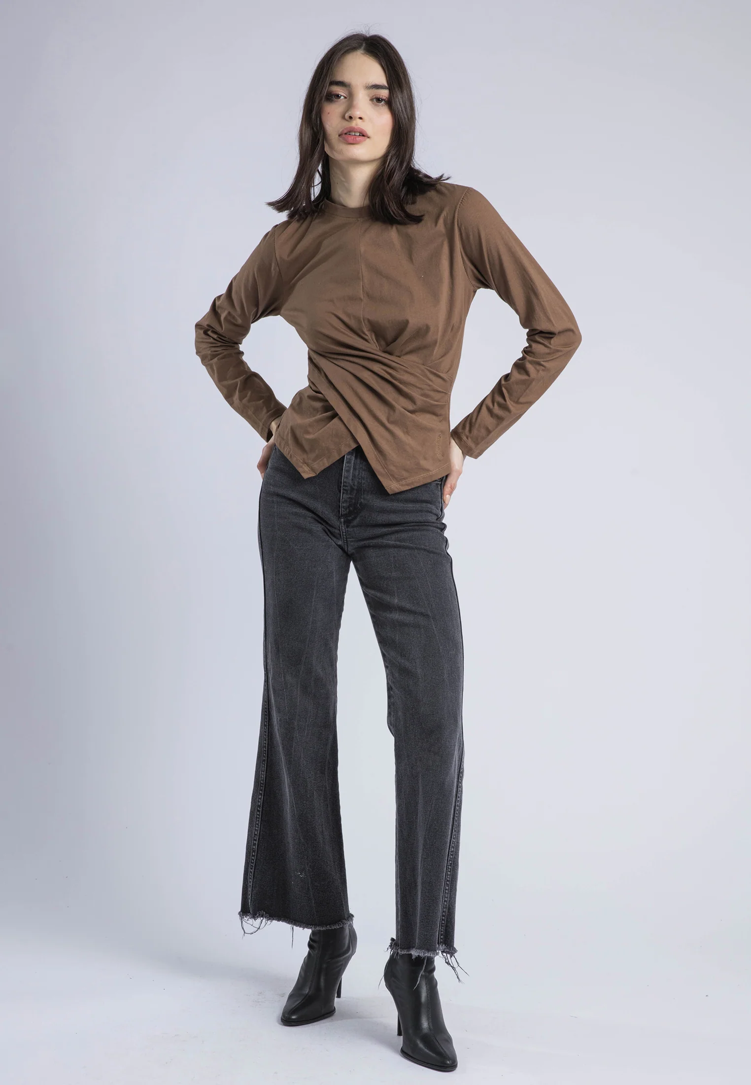 TIME TOP LS COCOA BROWN - Image 6