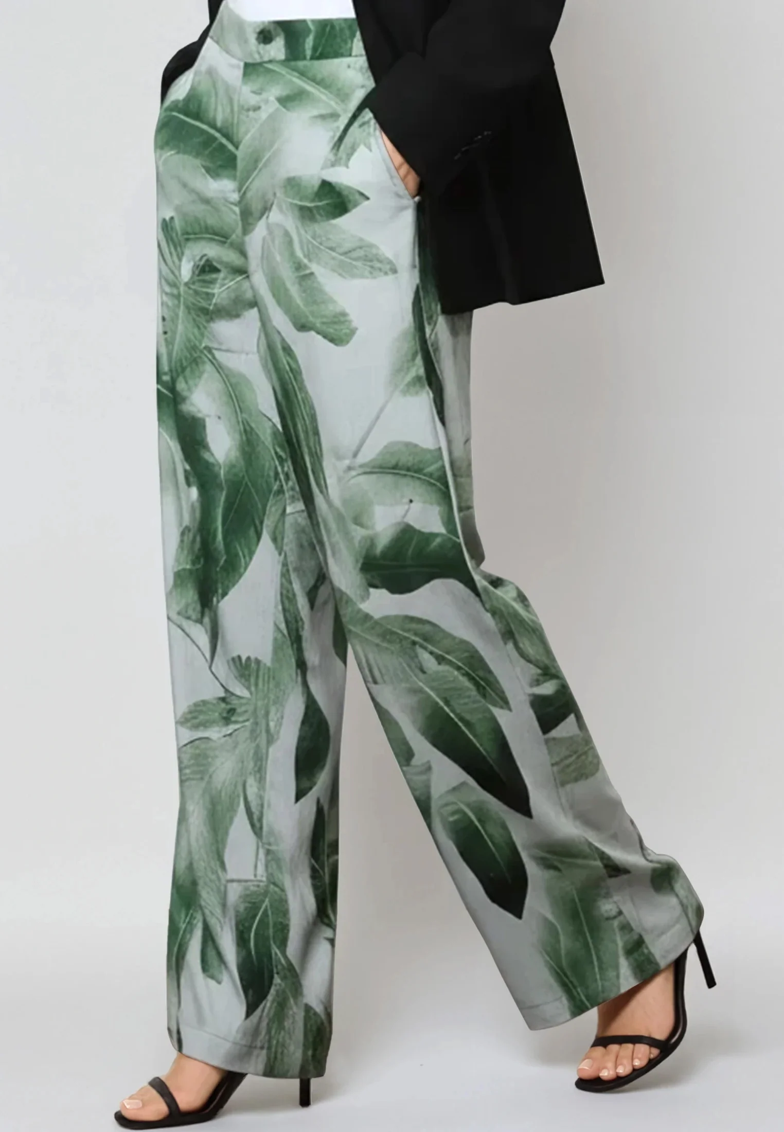 TIME TROUSERS BOTANIC GREEN - Image 2
