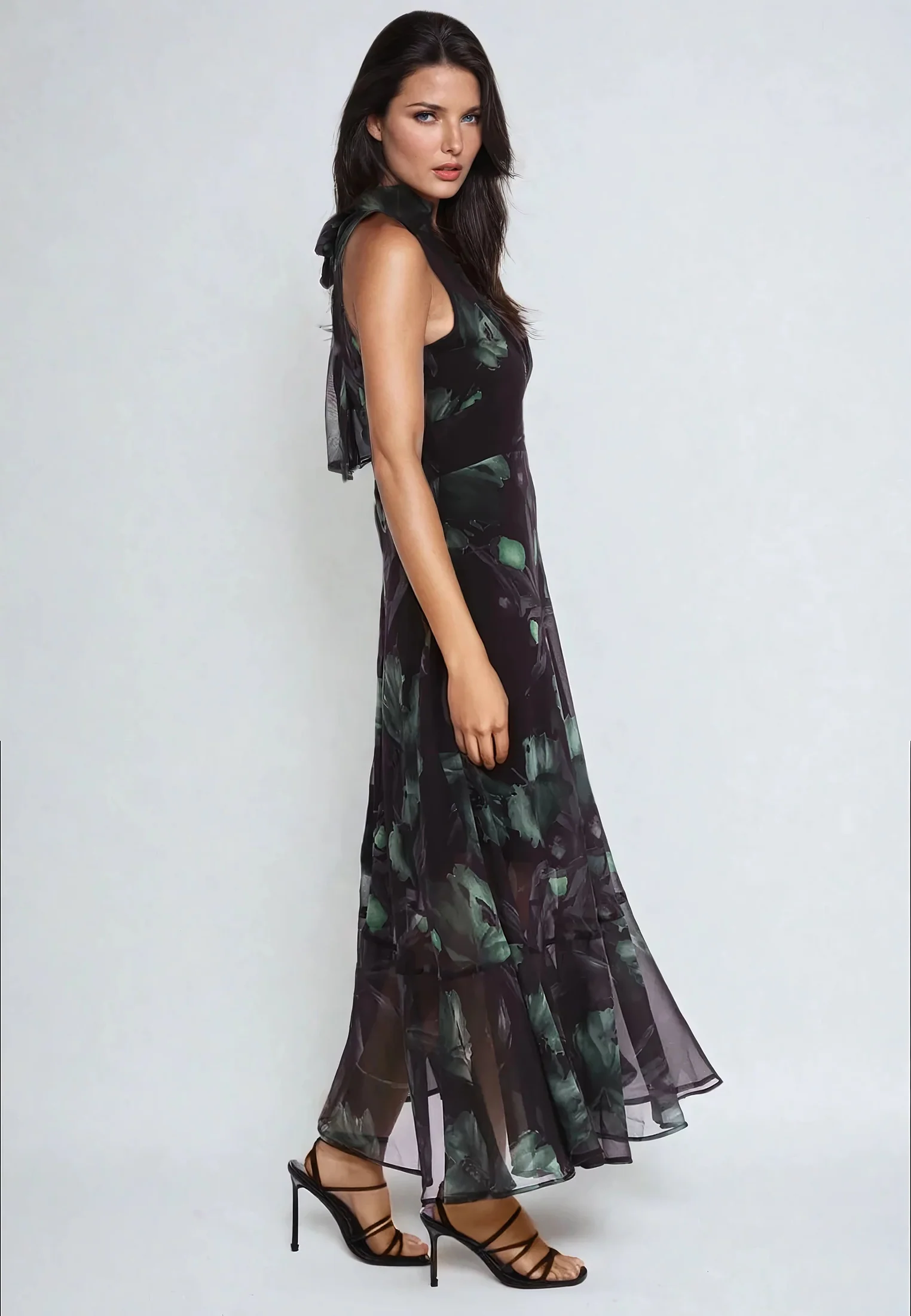 TIME MAXI DRESS PRIME GREEN