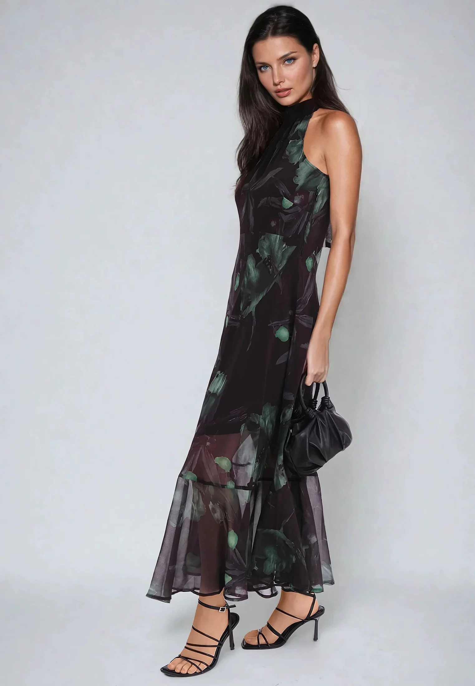 TIME MAXI DRESS PRIME GREEN - Image 4