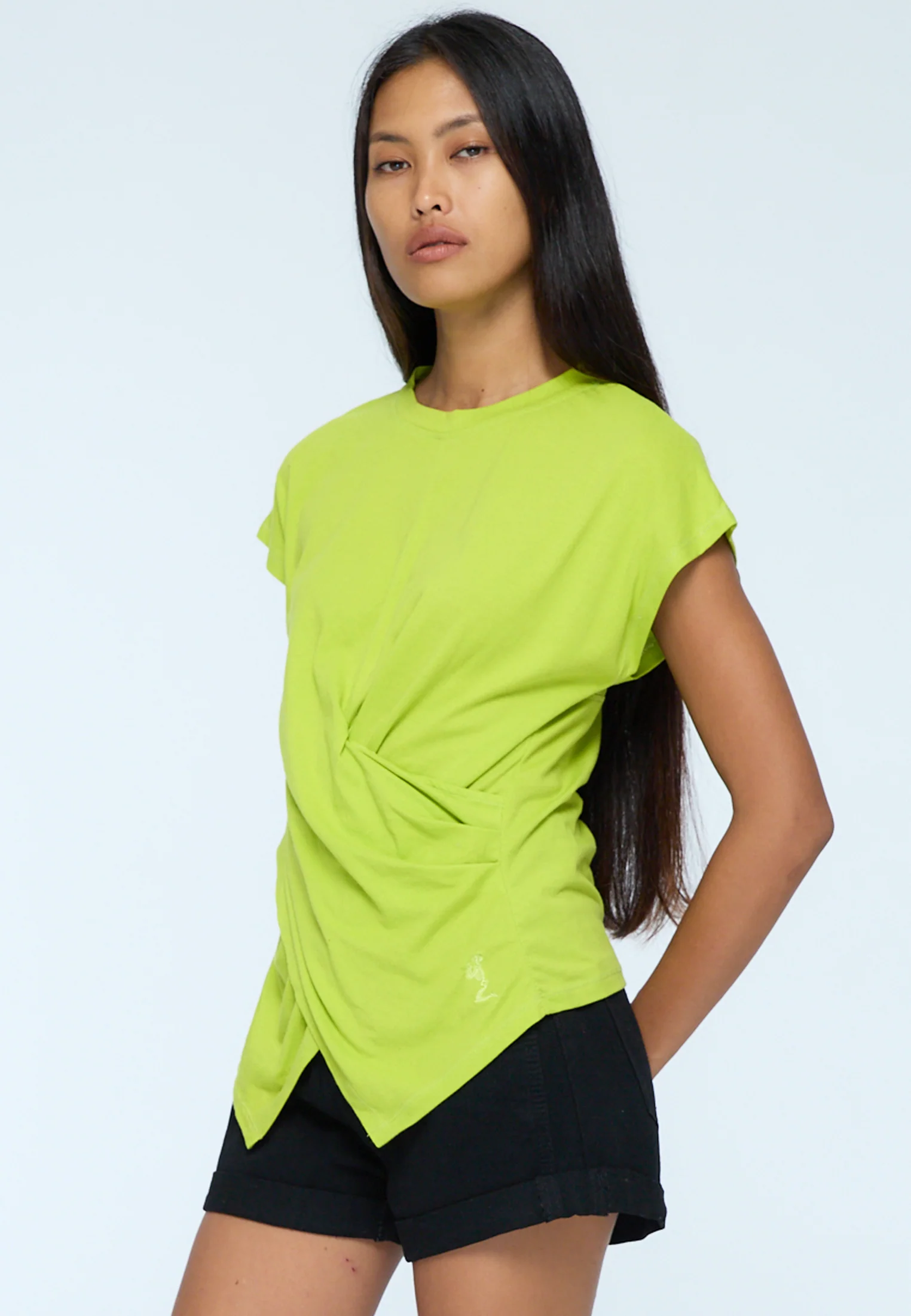 TIME T-SHIRT LIME GREEN - Image 3