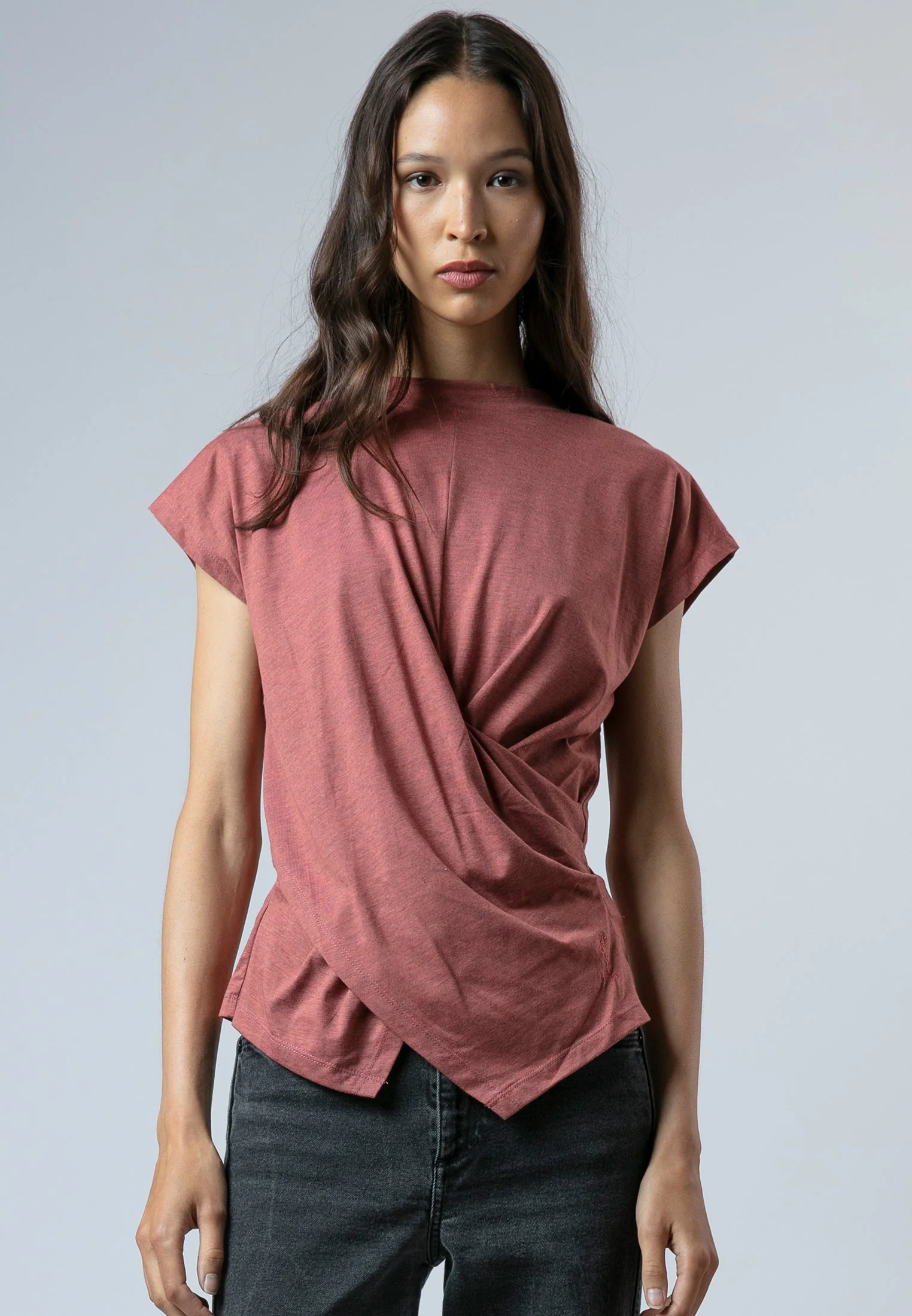 TIME T-SHIRT BURNT ORANGE - Image 2