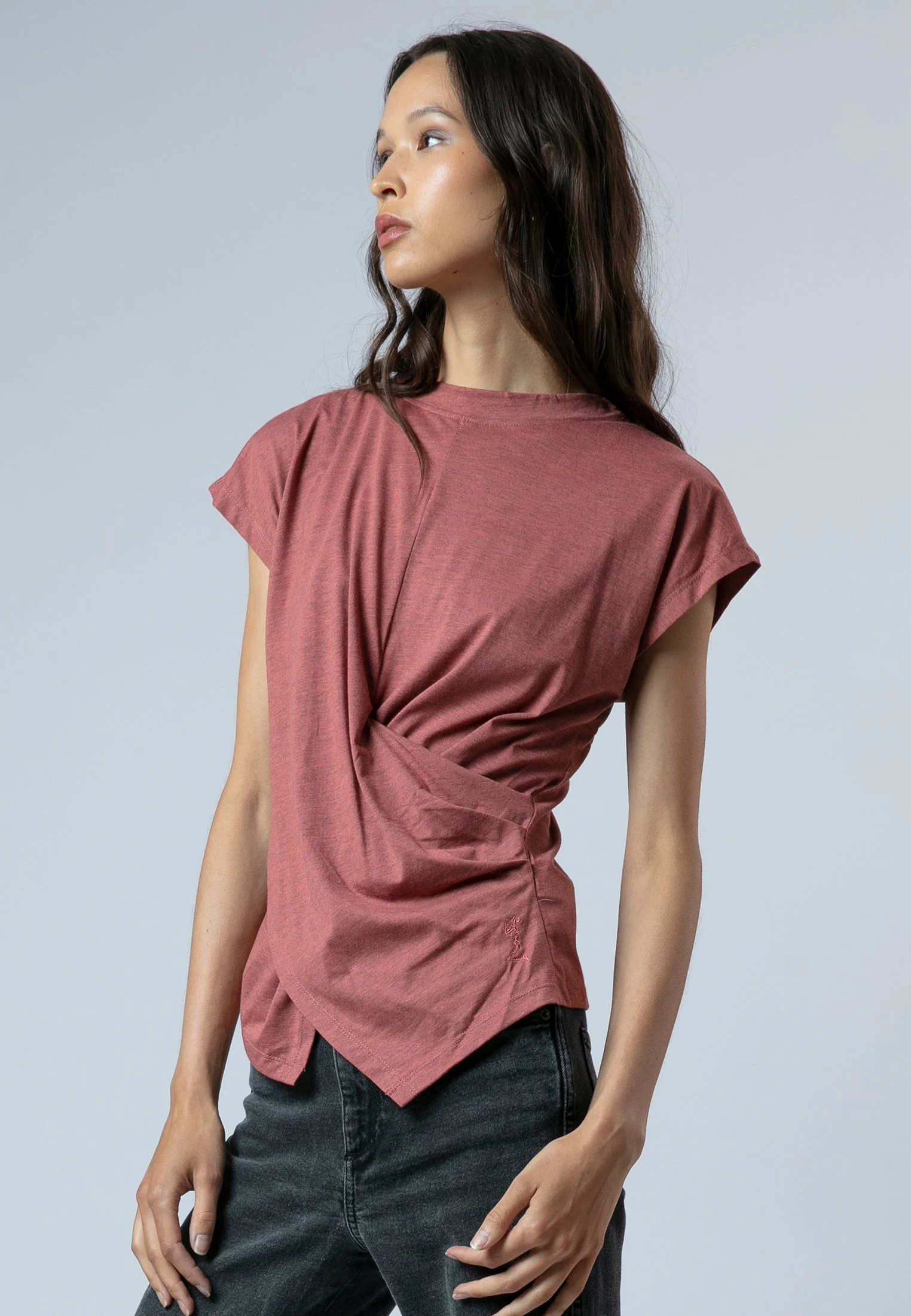 TIME T-SHIRT BURNT ORANGE - Image 3