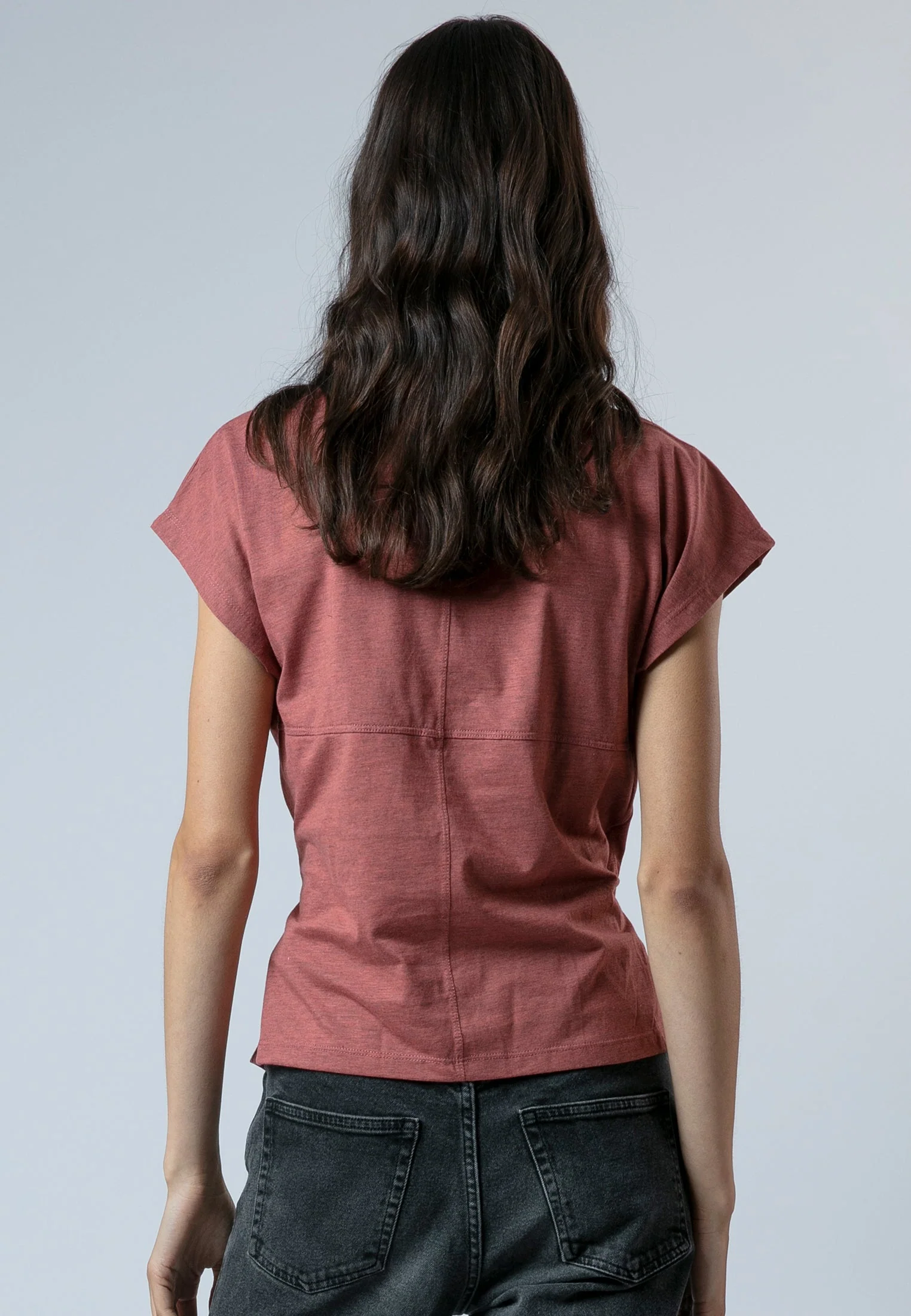 TIME T-SHIRT BURNT ORANGE - Image 4