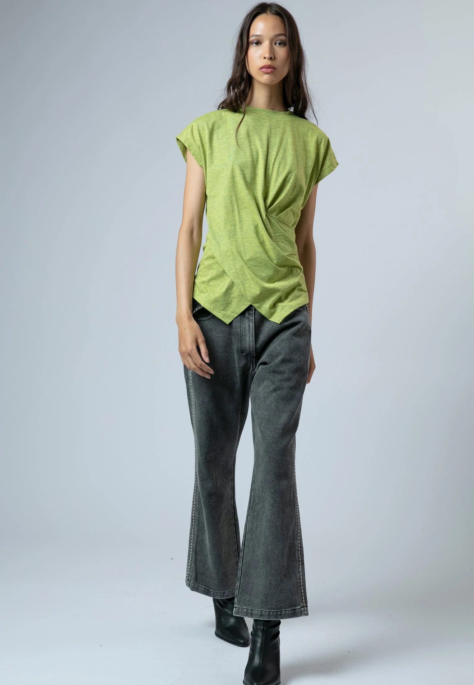 TIME T-SHIRT LIME GREEN - Image 5