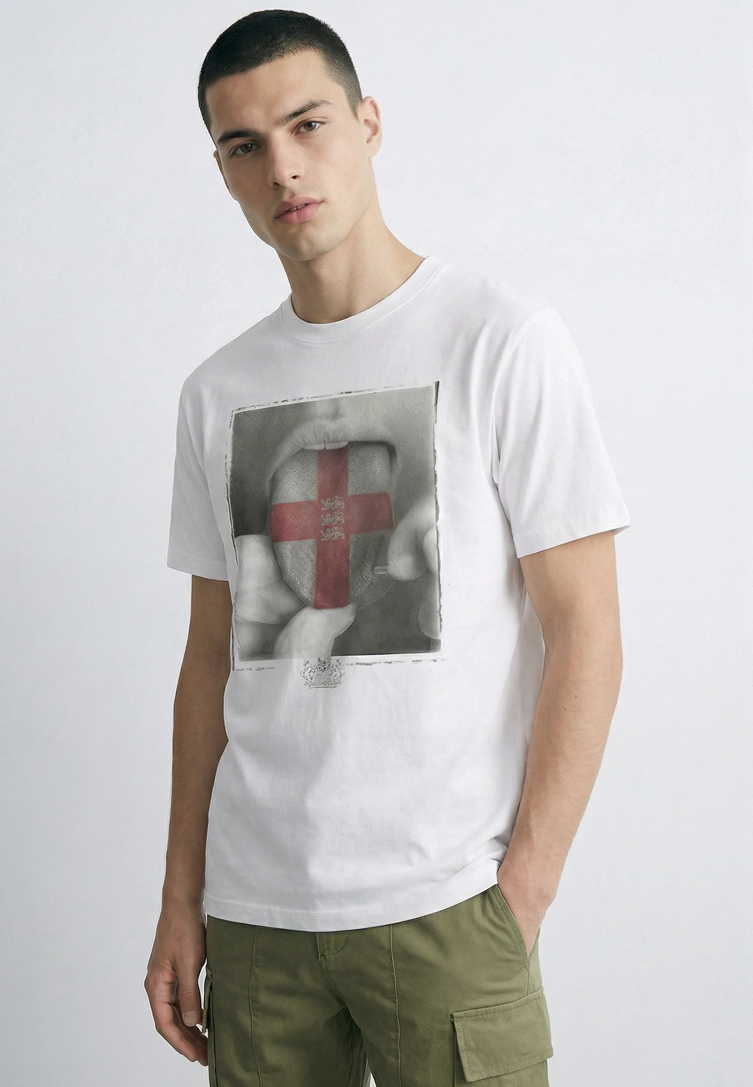TONGUE T-SHIRT WHITE - Image 3