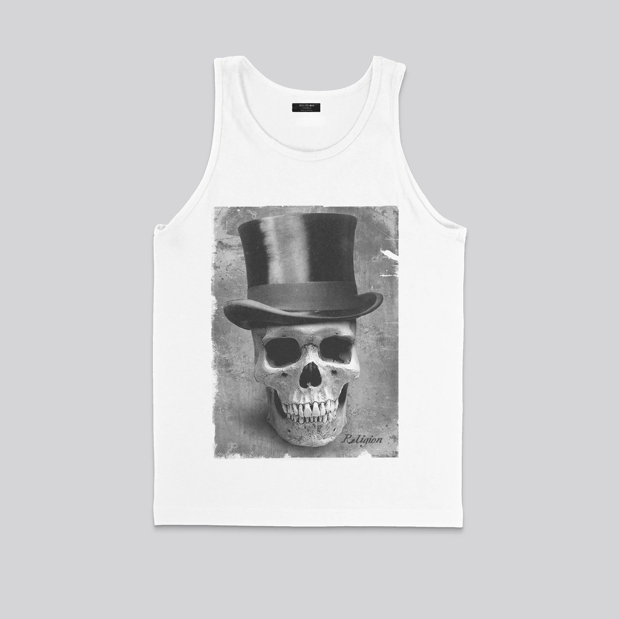 TOP HAT VEST WHITE - Image 4