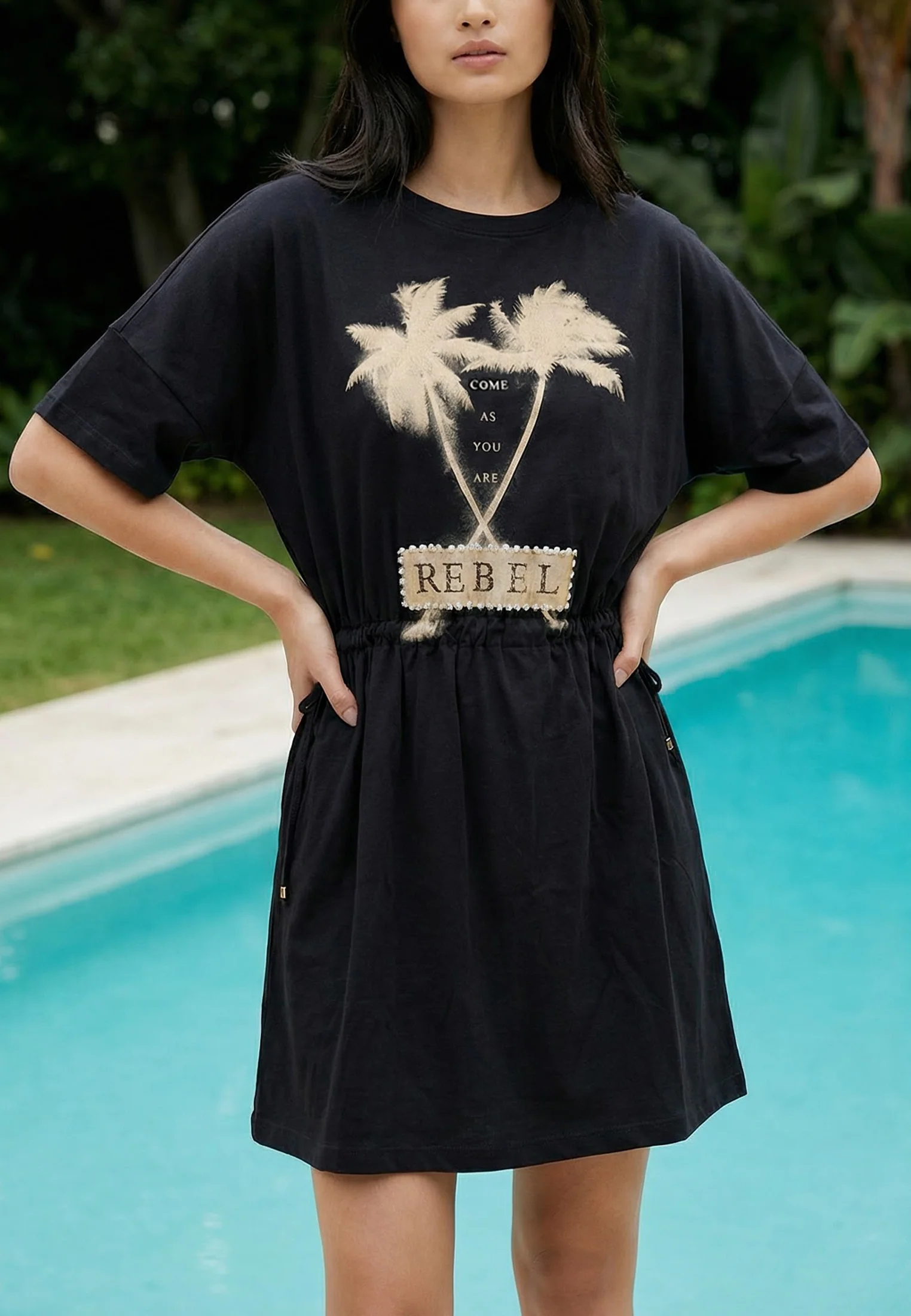 TOPAZ DRESS REBEL BLACK - Image 8