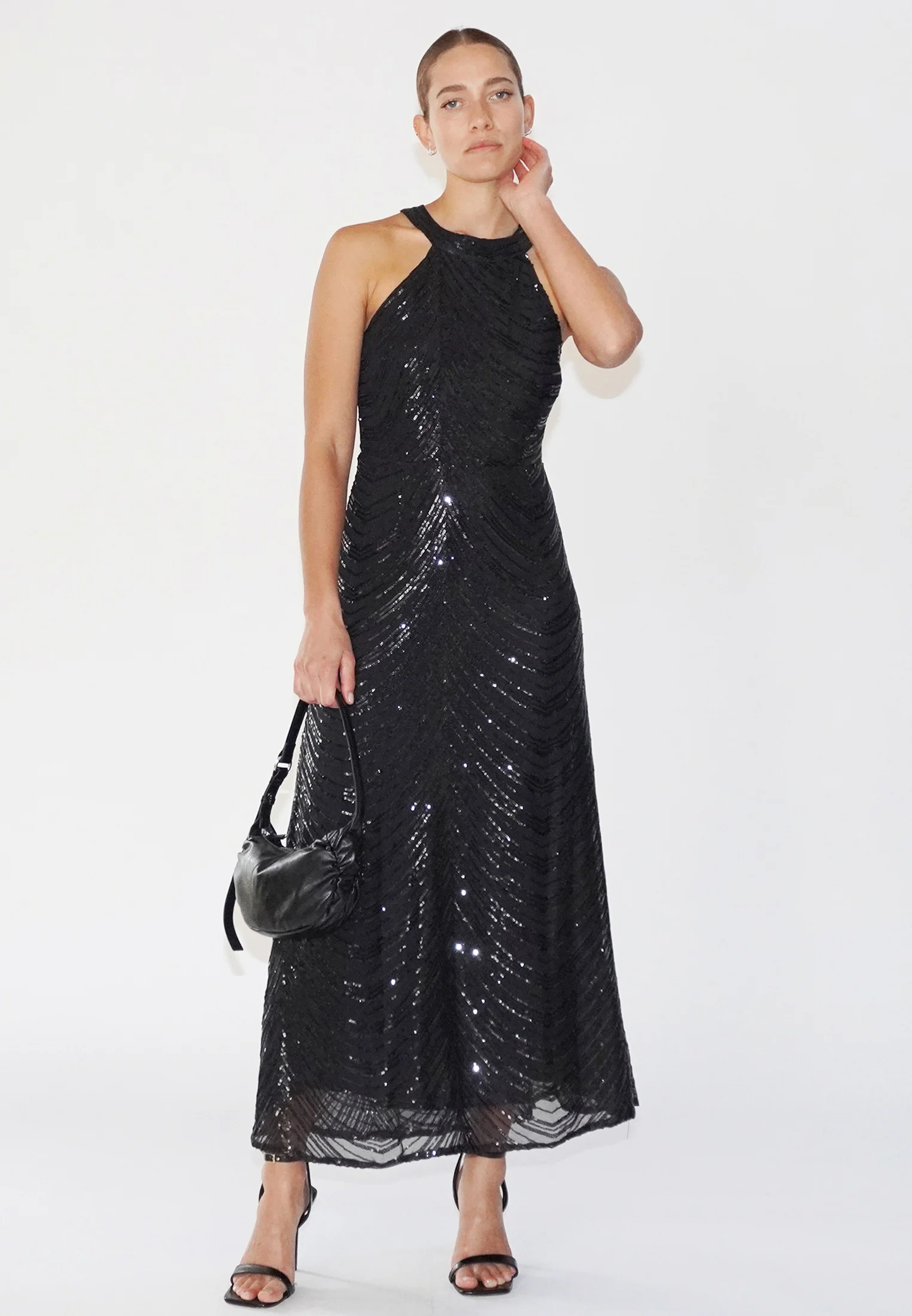 TOUCH DRESS BLACK - Image 4