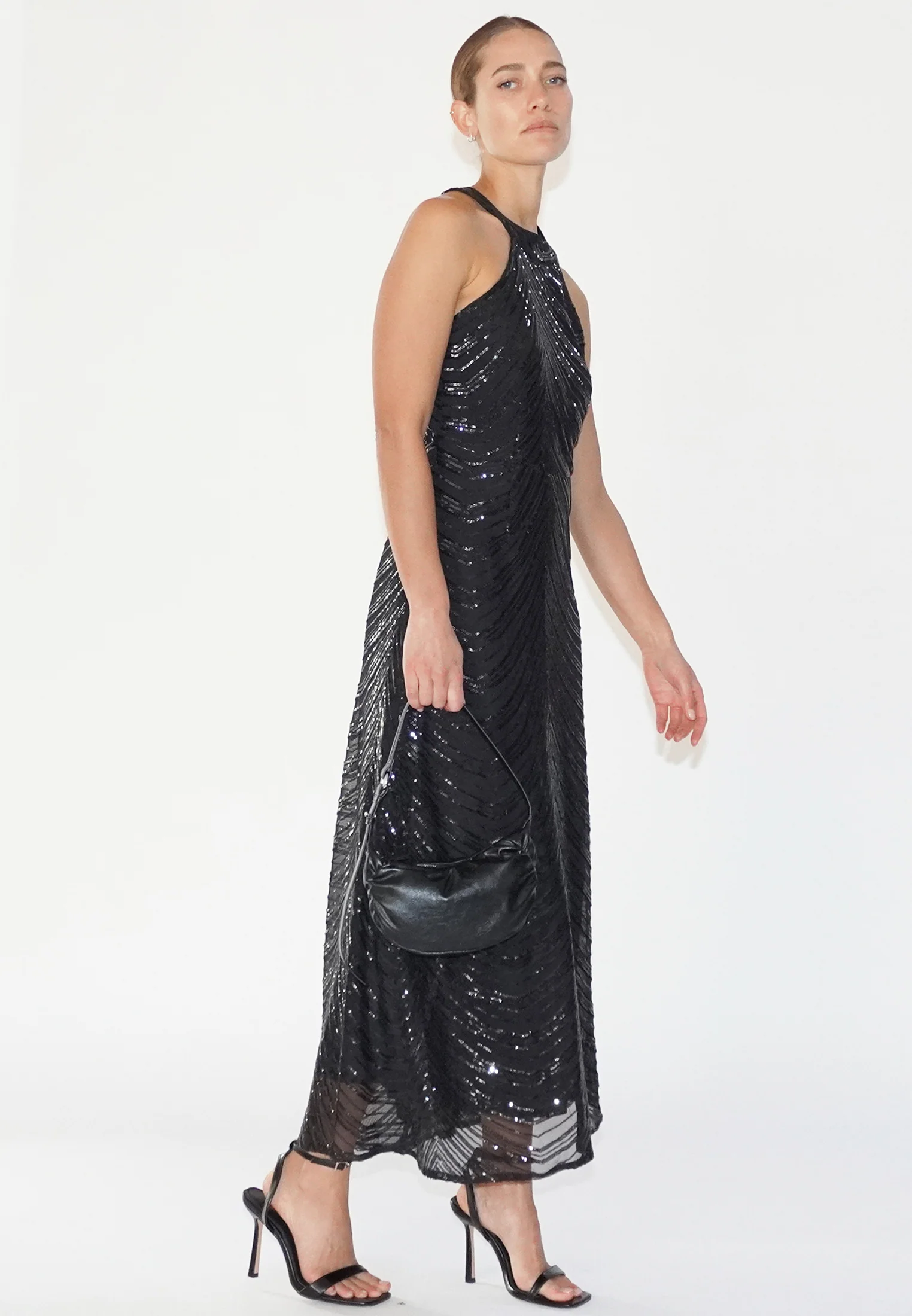 TOUCH DRESS BLACK - Image 6