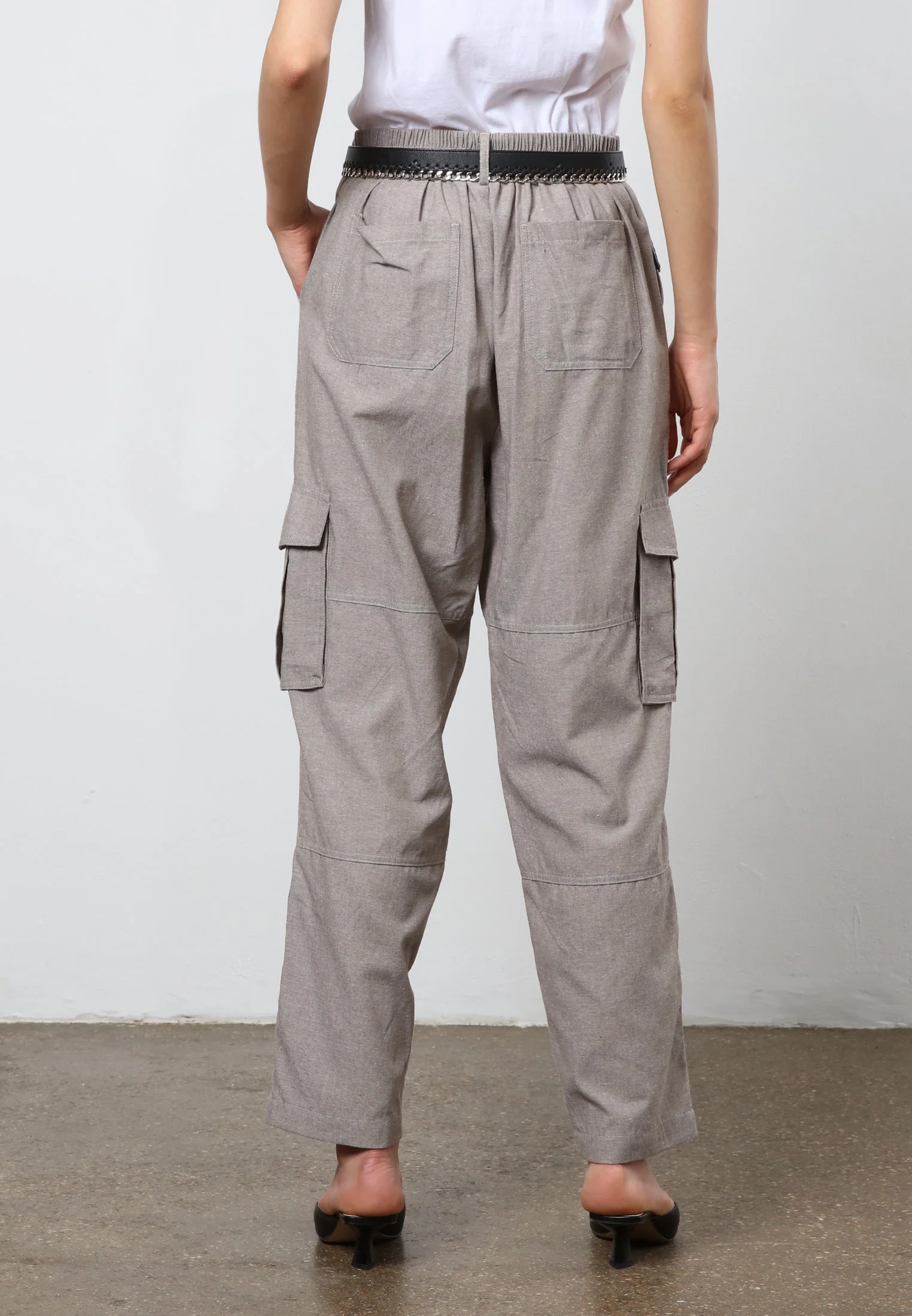 TRIBE TROUSERS BEIGE - Image 5