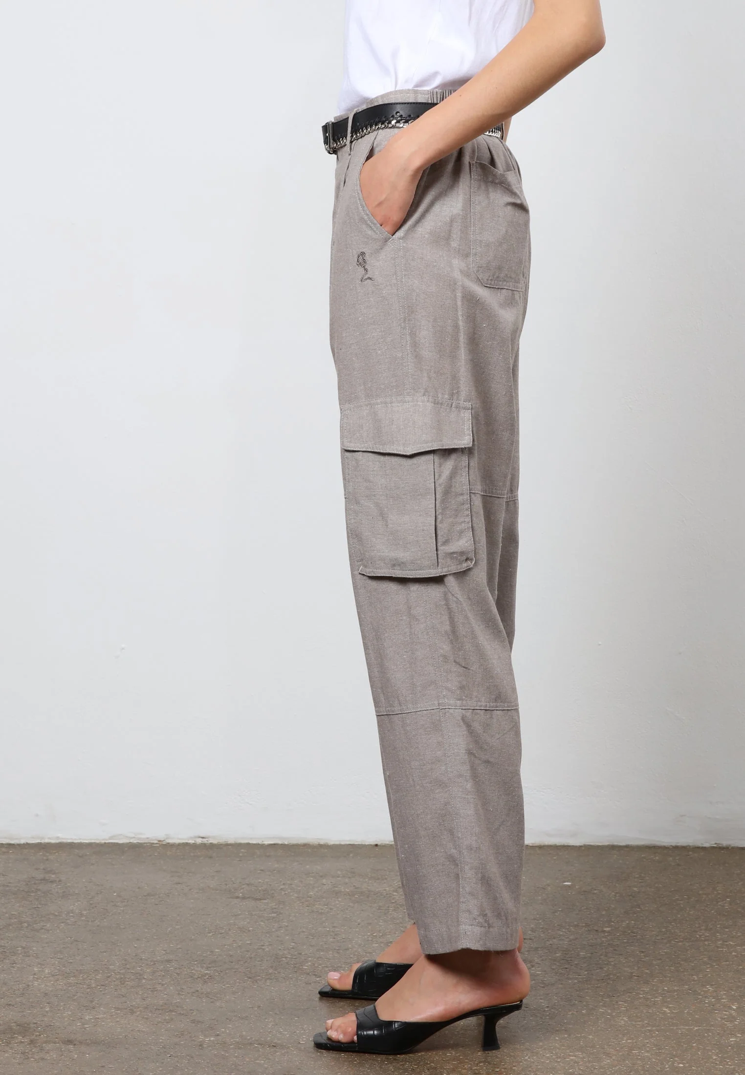 TRIBE TROUSERS BEIGE - Image 6