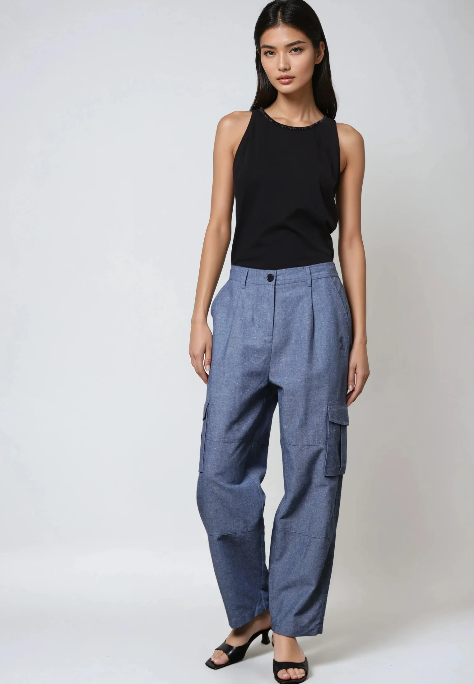 TRIBE TROUSERS BLUE