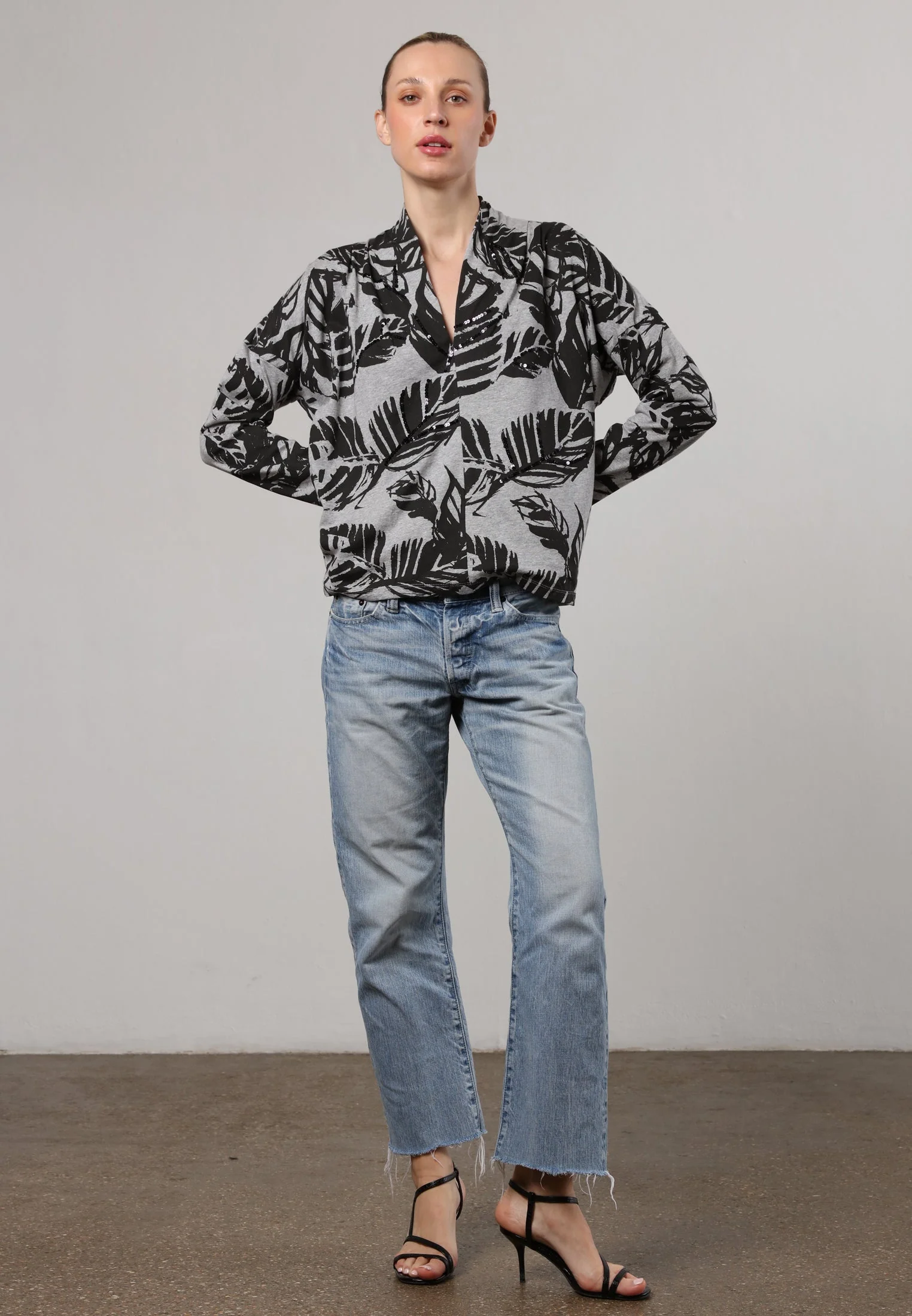 TRIBE TOP GREY MARL - Image 4