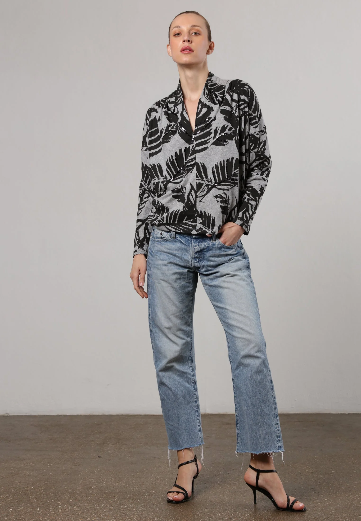 TRIBE TOP GREY MARL - Image 5