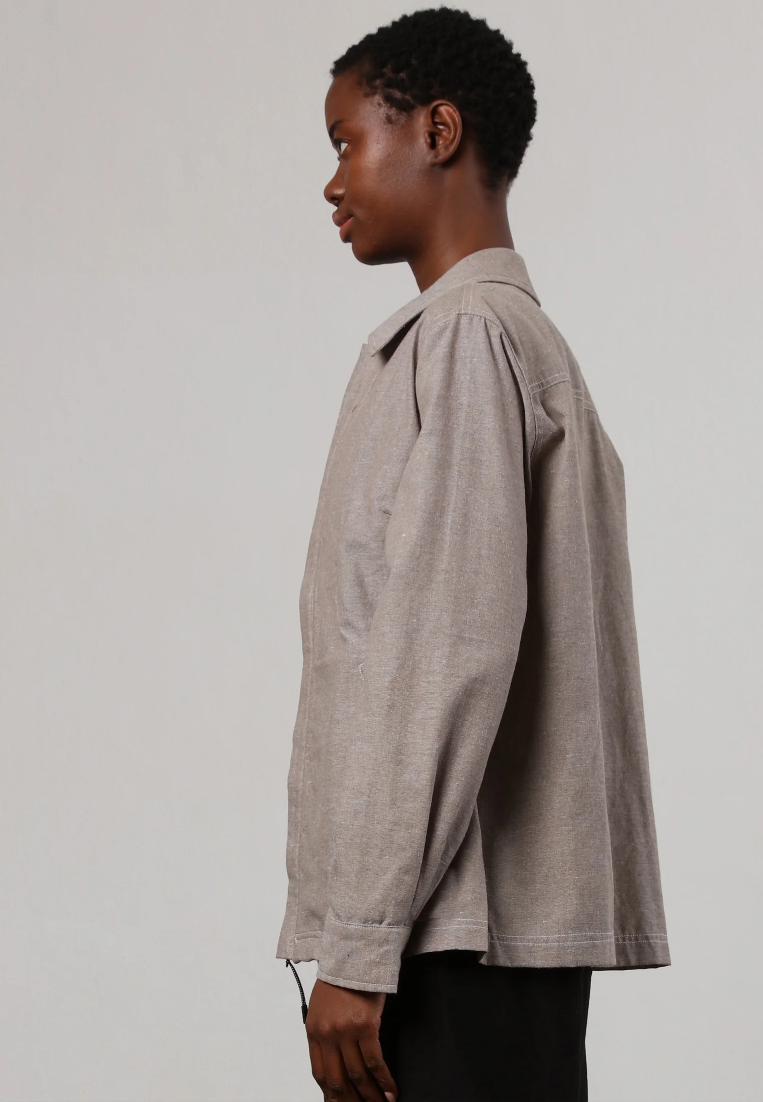 TRIBE LS SHIRT BEIGE - Image 5