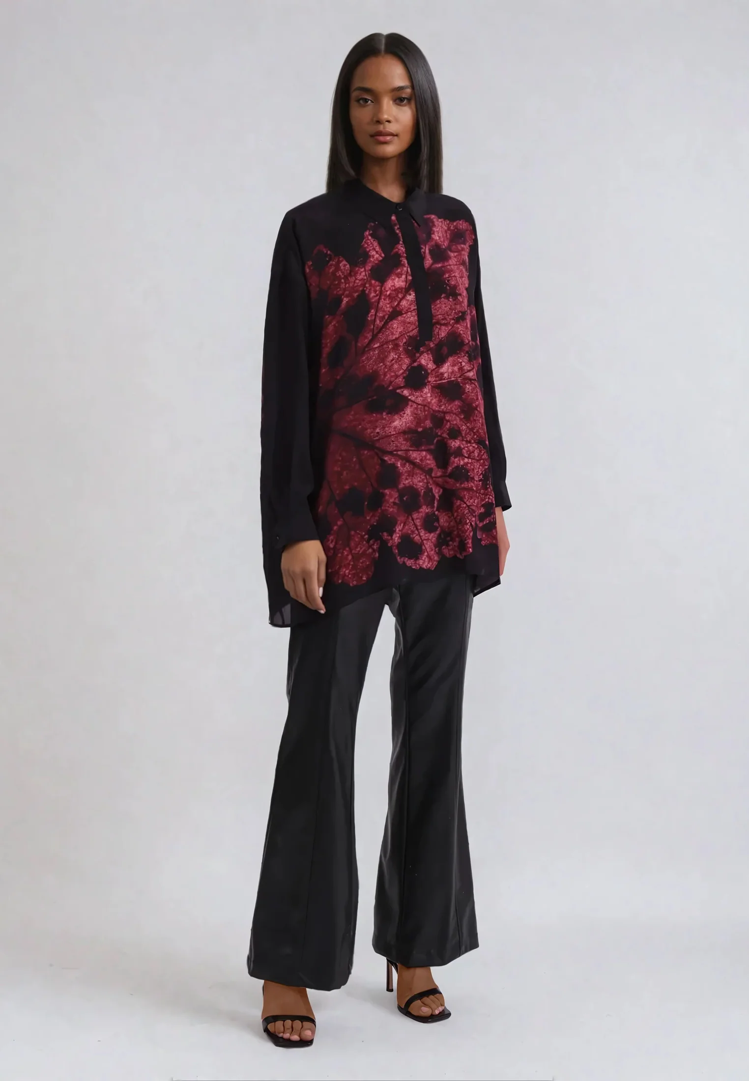 TWIST SHIRT OBSIDIAN DARK RED - Image 5