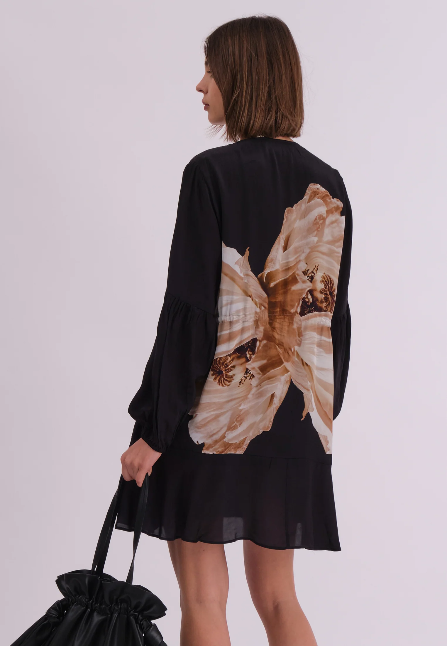 TWIST DRESS CHARM SEPIA - Image 2