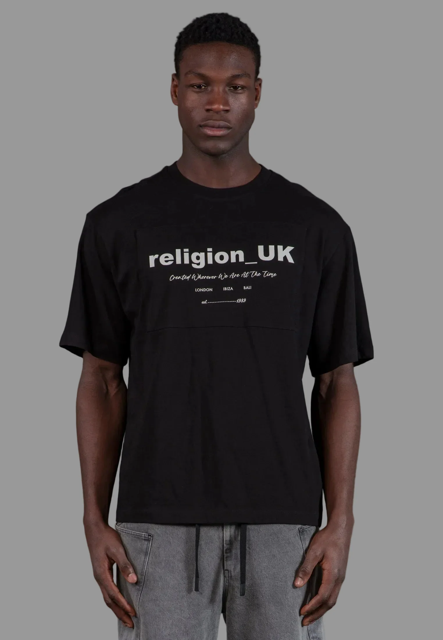 RELIGION UK T-SHIRT BLACK