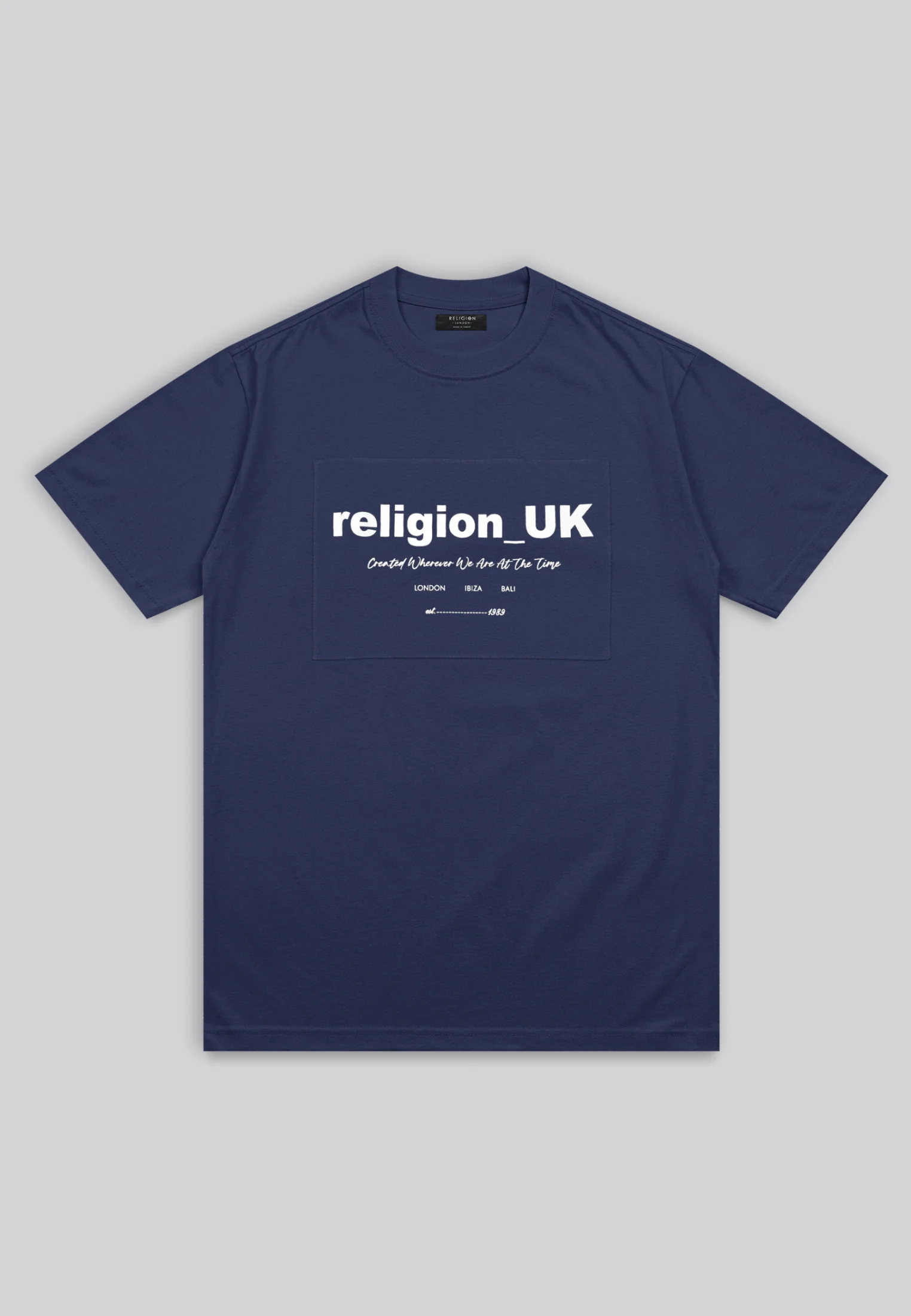 RELIGION UK T-SHIRT DARK NAVY - Image 6