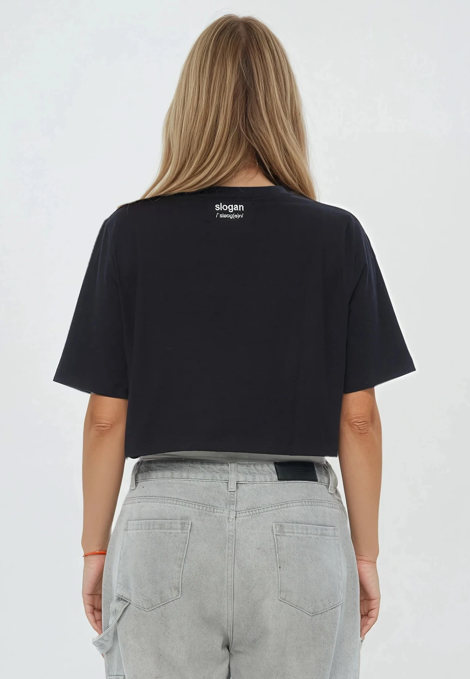 UNEMPLOYED CROP TOP BLACK - Image 7