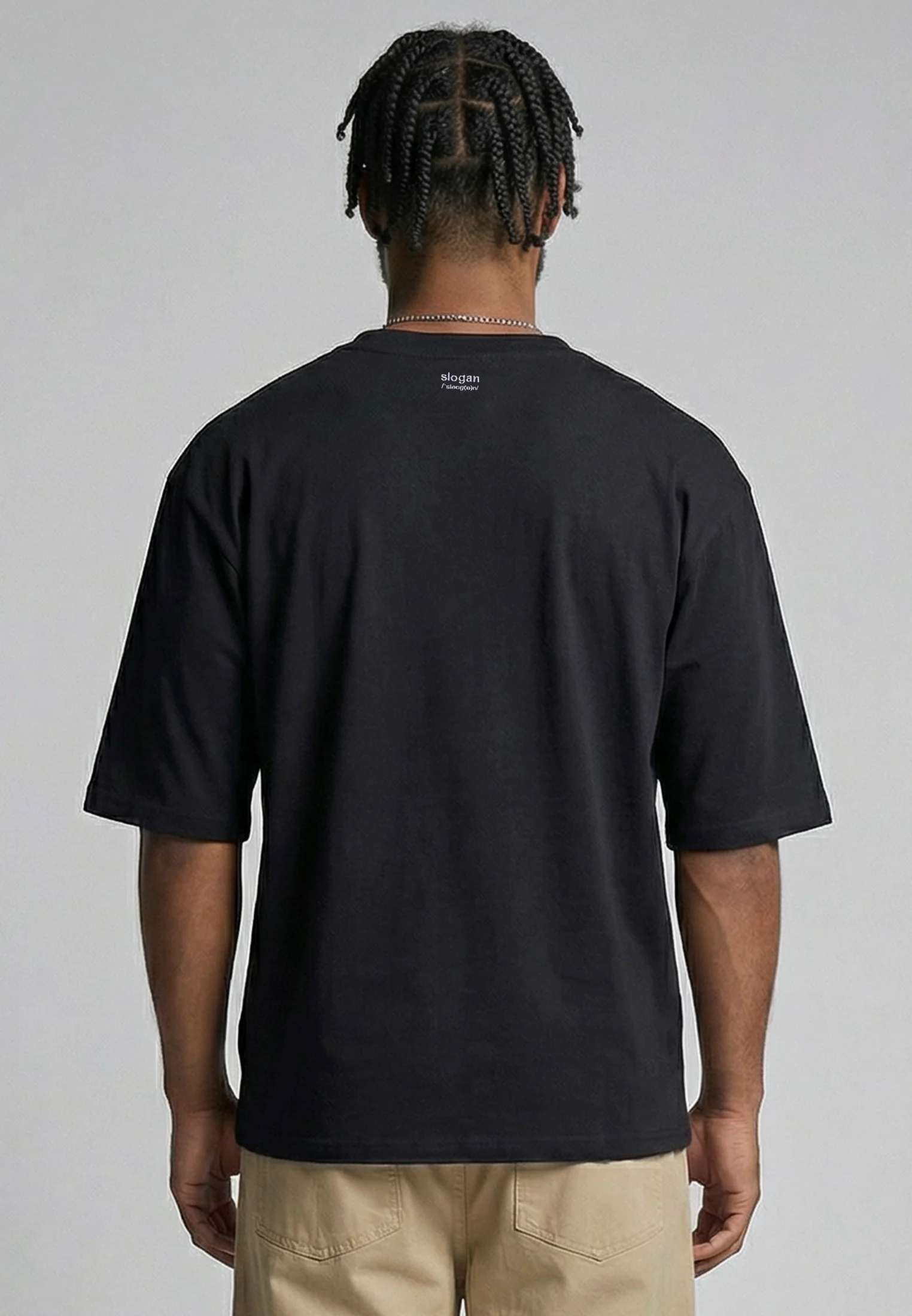 UNEMPLOYED OVERSIZED T-SHIRT BLACK - Image 3