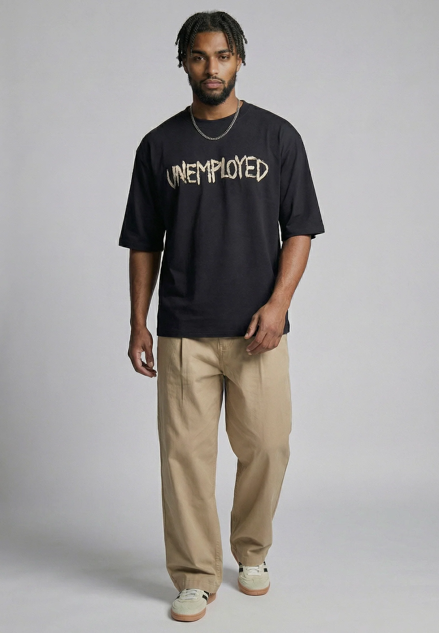 UNEMPLOYED OVERSIZED T-SHIRT BLACK - Image 6