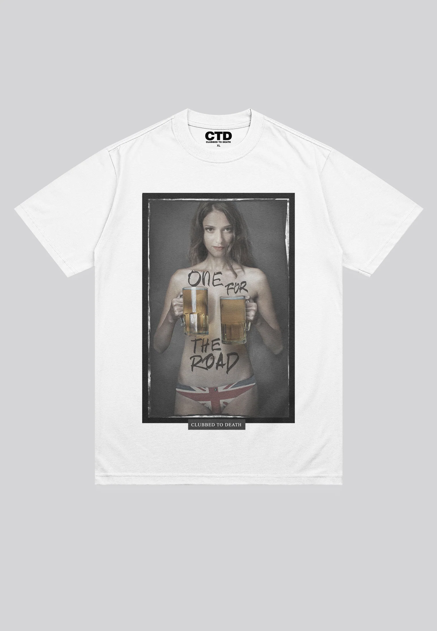 ONE FOR THE ROAD T-SHIRT WHITE - Image 2
