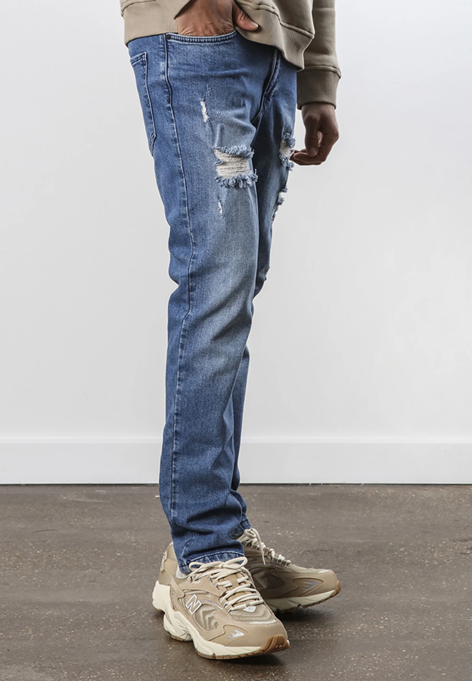VICIOUS JEANS RIPPER BLUE - Image 3