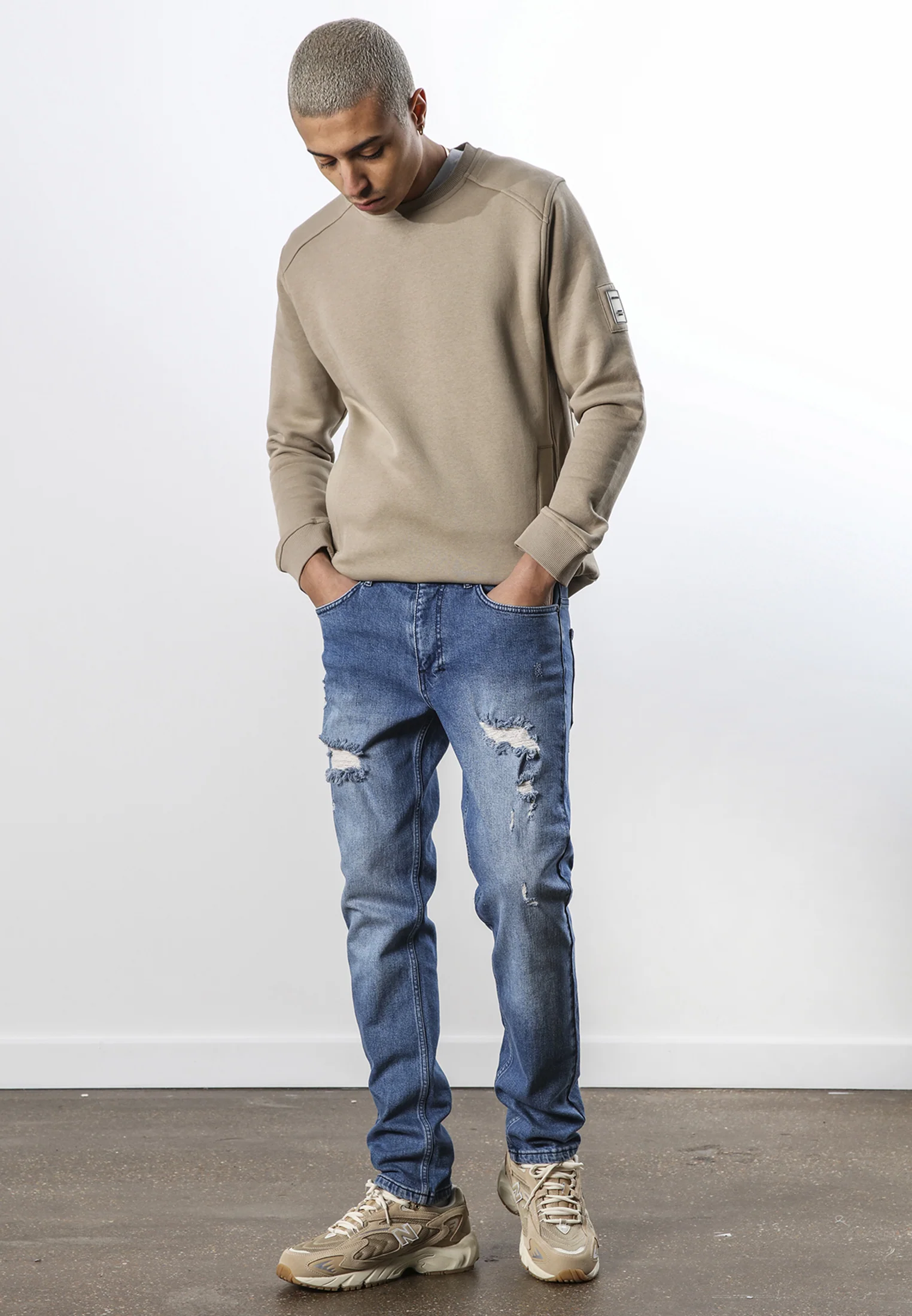 VICIOUS JEANS RIPPER BLUE - Image 4
