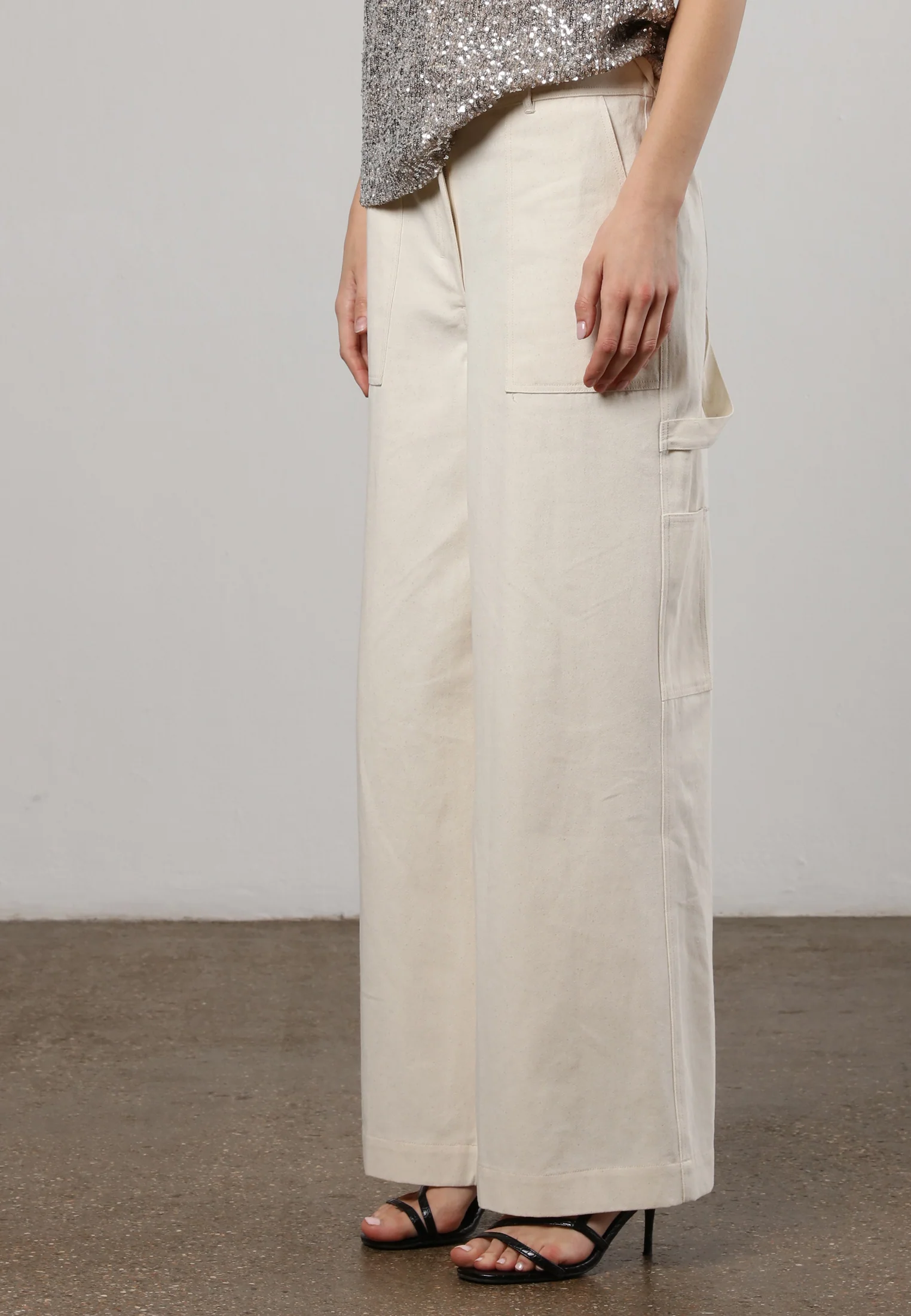 VISION TROUSERS OFF WHITE - Image 2