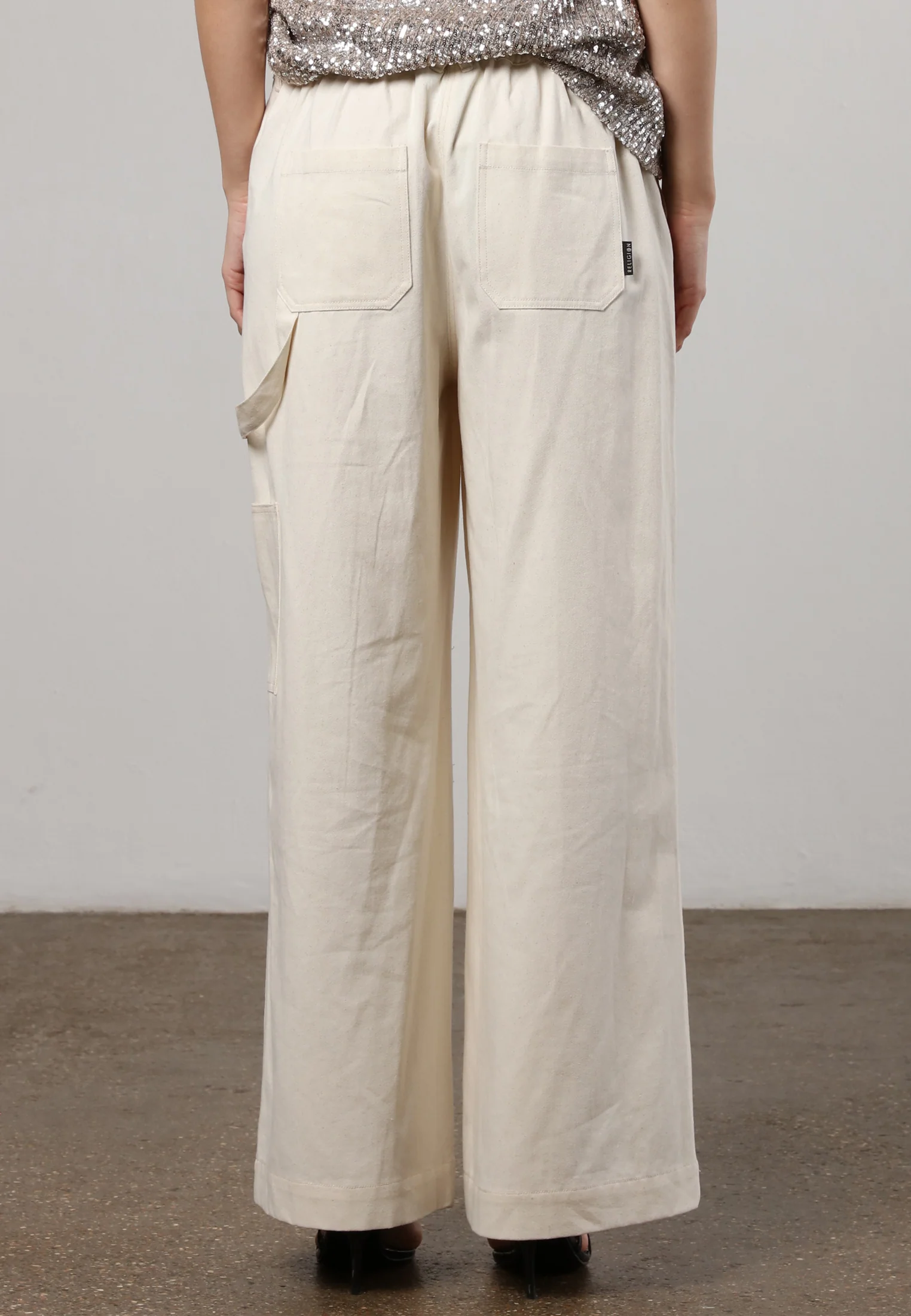 VISION TROUSERS OFF WHITE - Image 4
