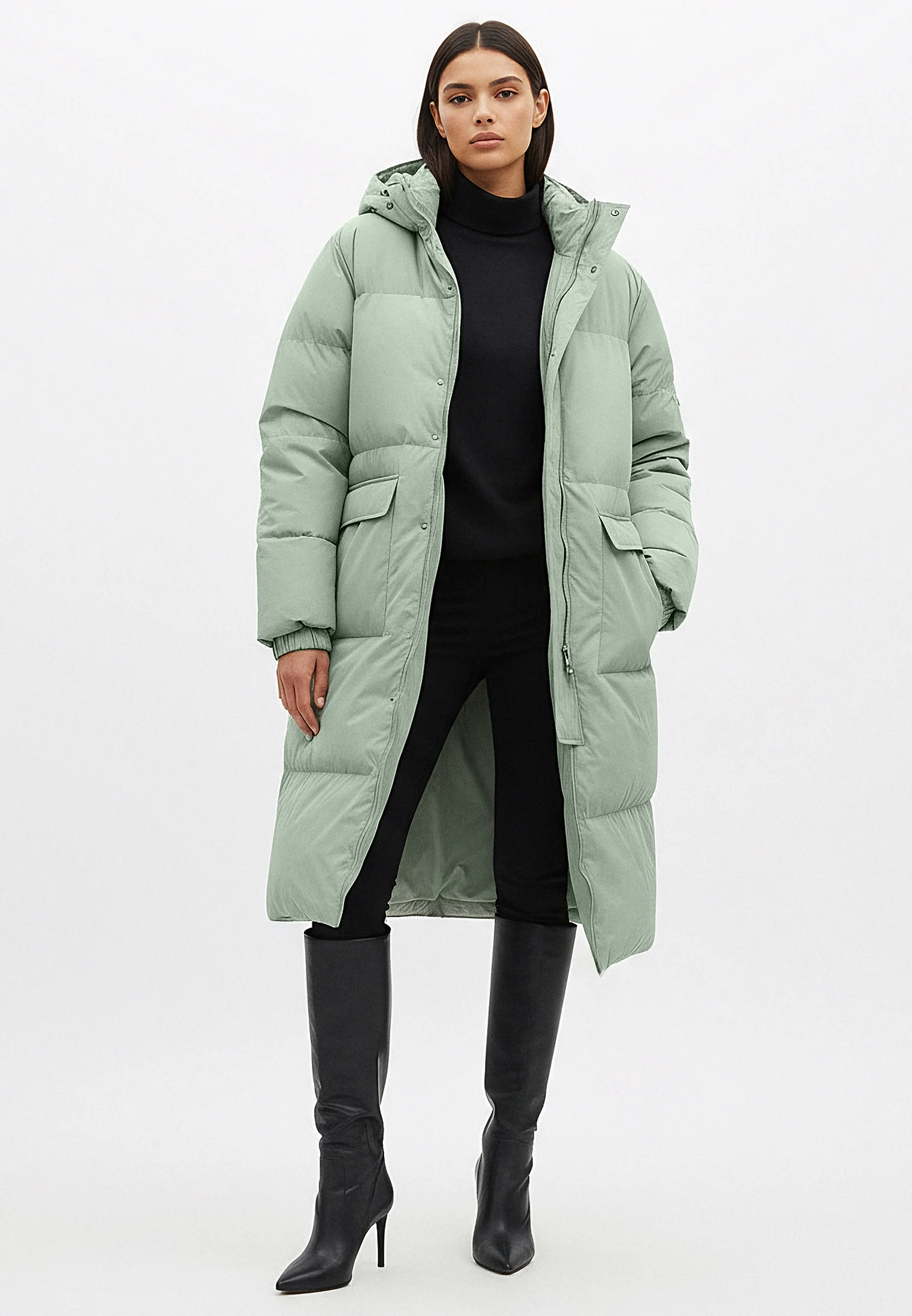 GREEN VOYAGER PUFFER PARKA - Image 3