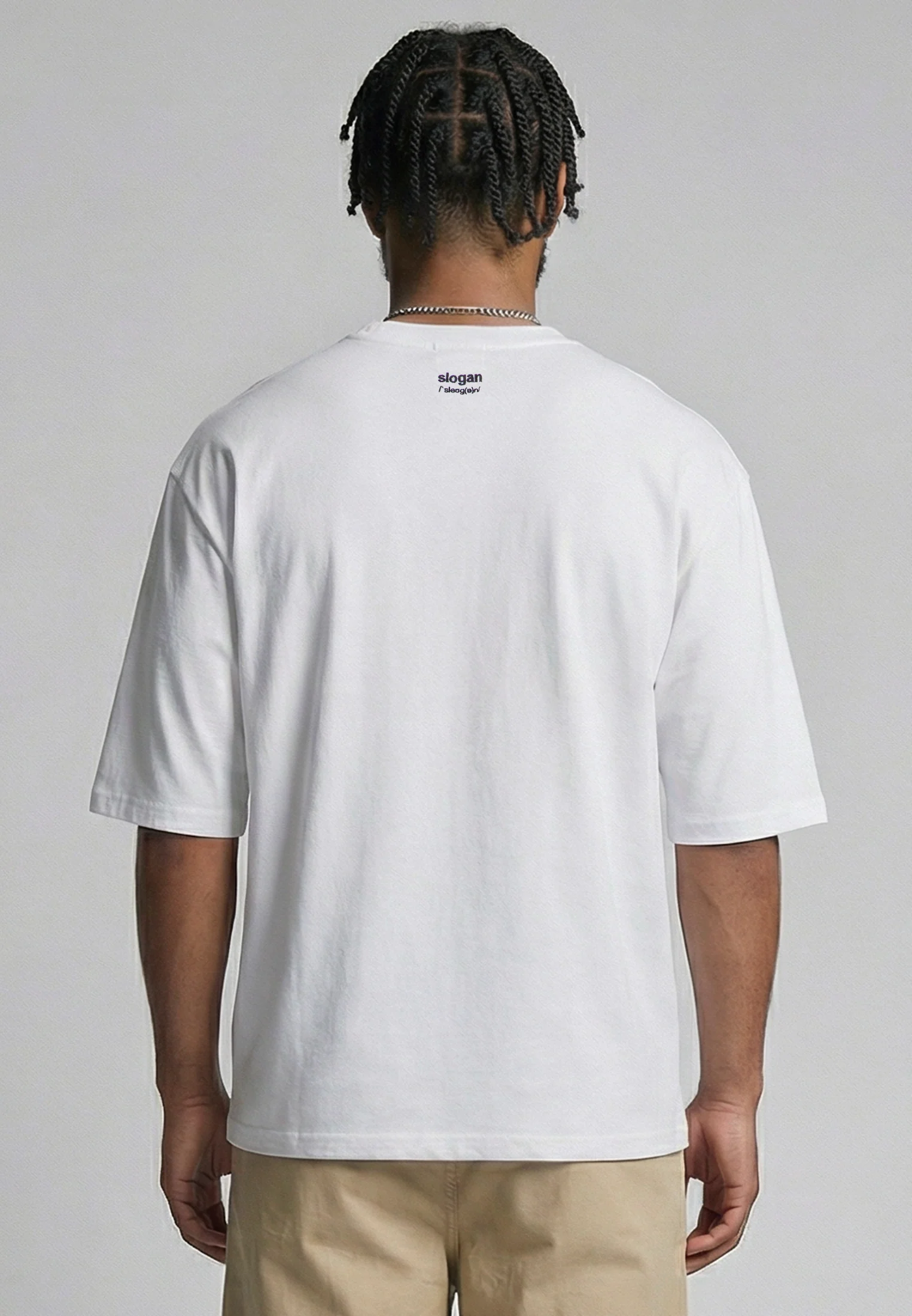 WHO GIVES A FUCK OVERSIZED T-SHIRT WHITE - Image 4